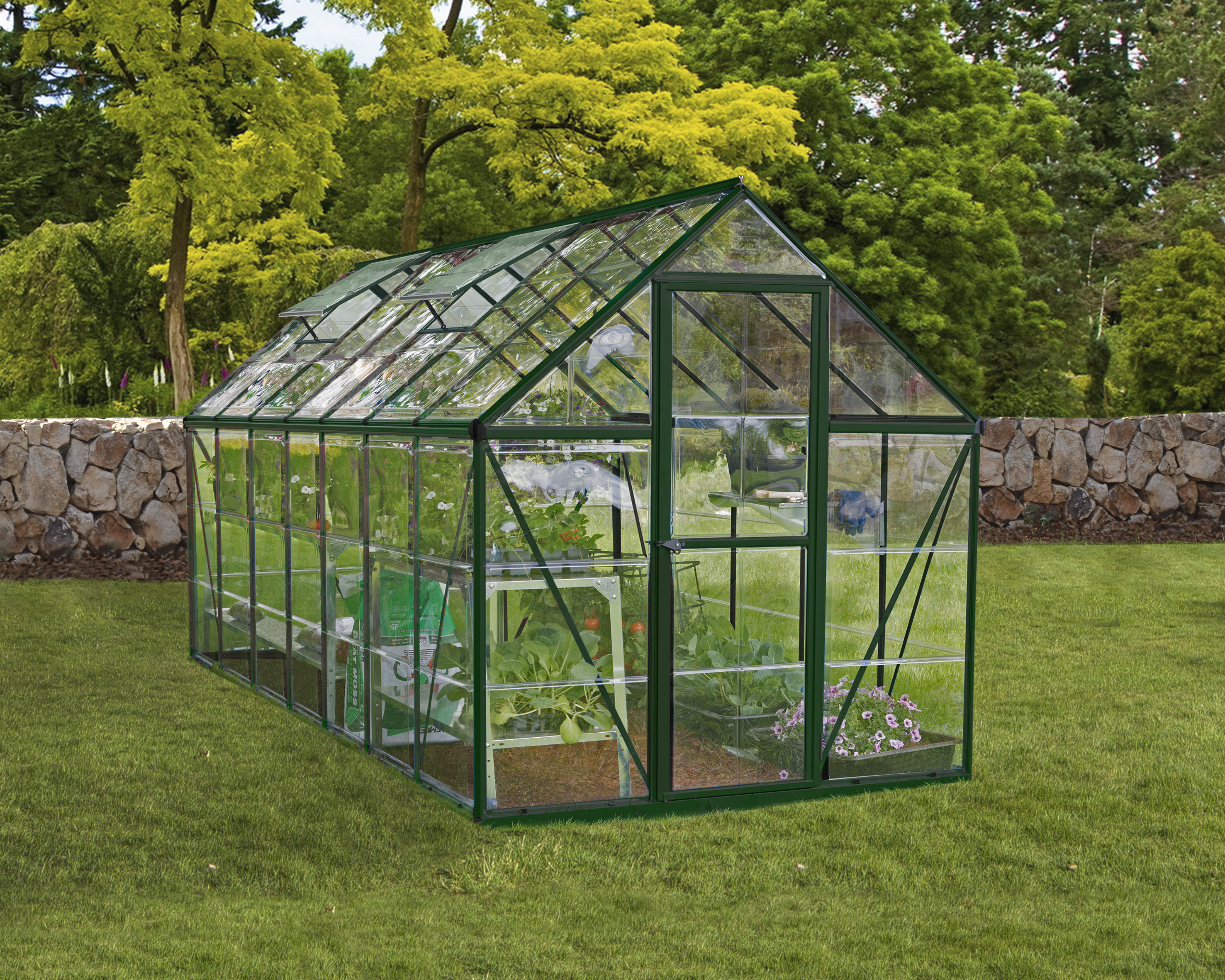 Canopia Serre De Jardin Harmony 7,9m² Verte