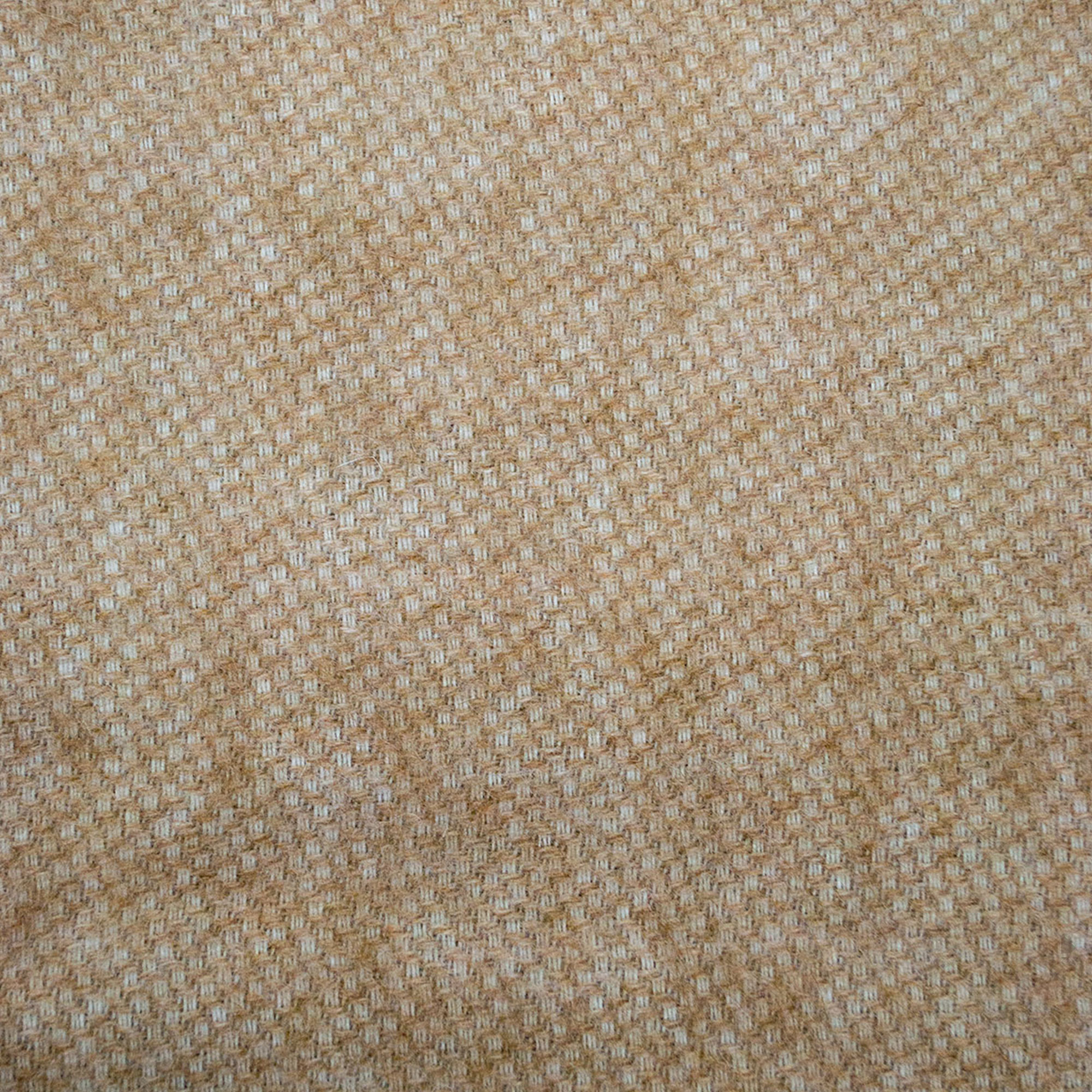 Plaid En Laine Mélangée 120x180 Cm Osloo Beige Lin