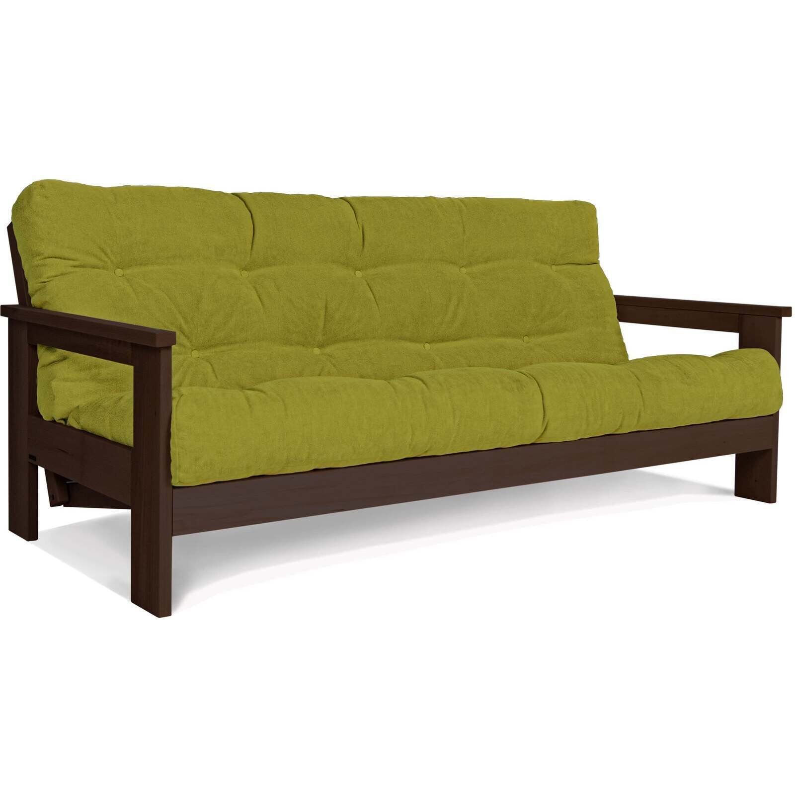 Canapé Lit Mexico - 145 X 200 Cm - Bois Clair Et Beige