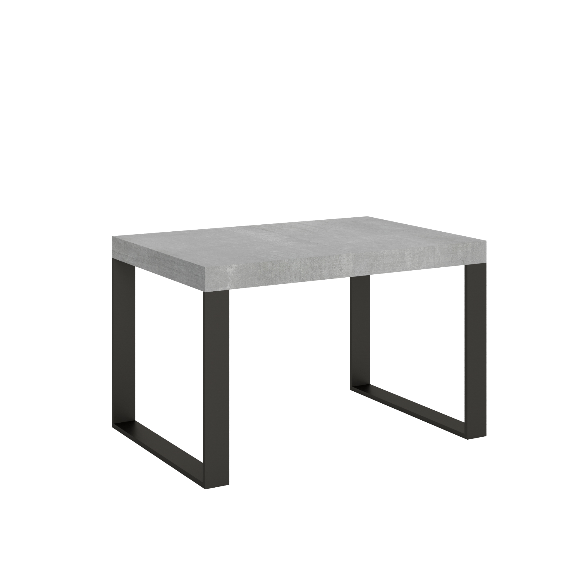 Table Extensible 90x120/224 Cm Tecno Cemento Structure Anthracite