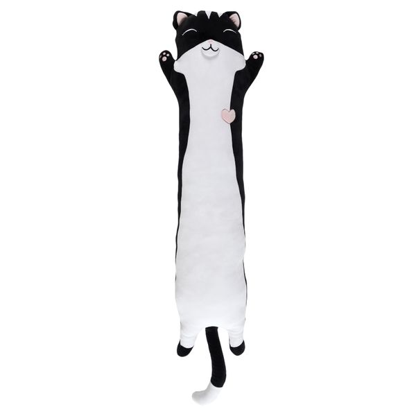 Peluche - The Concept Factory - Kawaii - Allongée - Noir