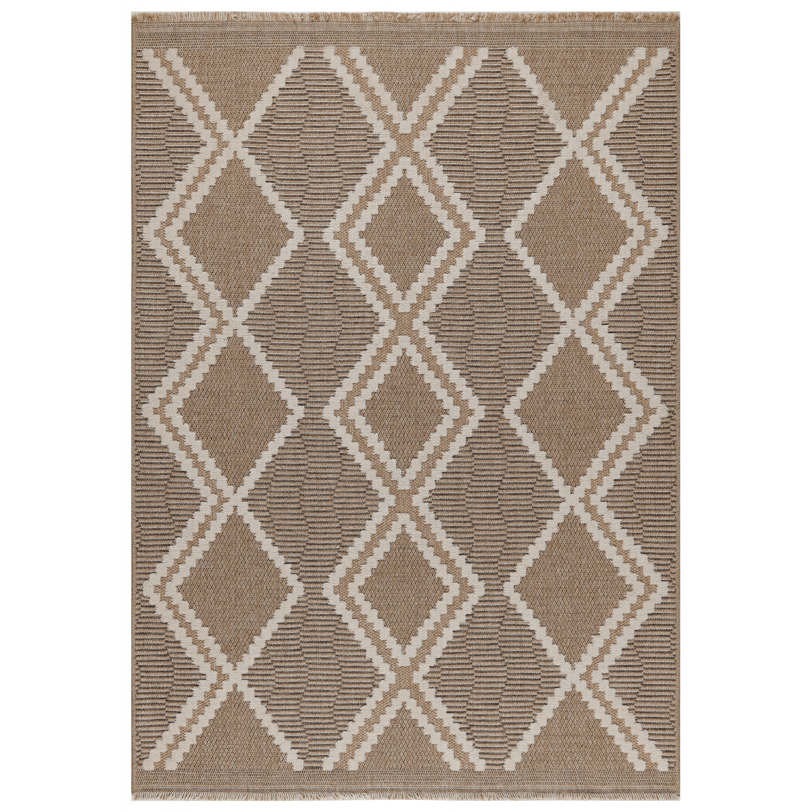 Tapis Tissé Extérieur Intérieur Tulum Jute - 60 X 90 Cm