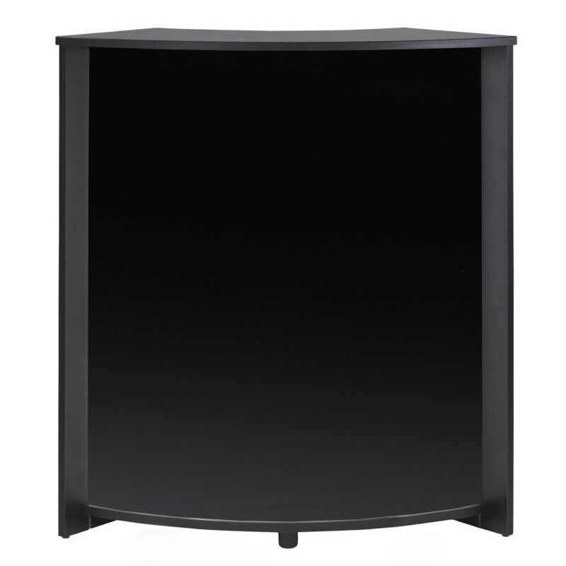 Meuble Bar Beaux Meubles Pas Chers 3 Niches 96,7 X 104,8 X 44,9 Cm Noir Panneaux De Particules