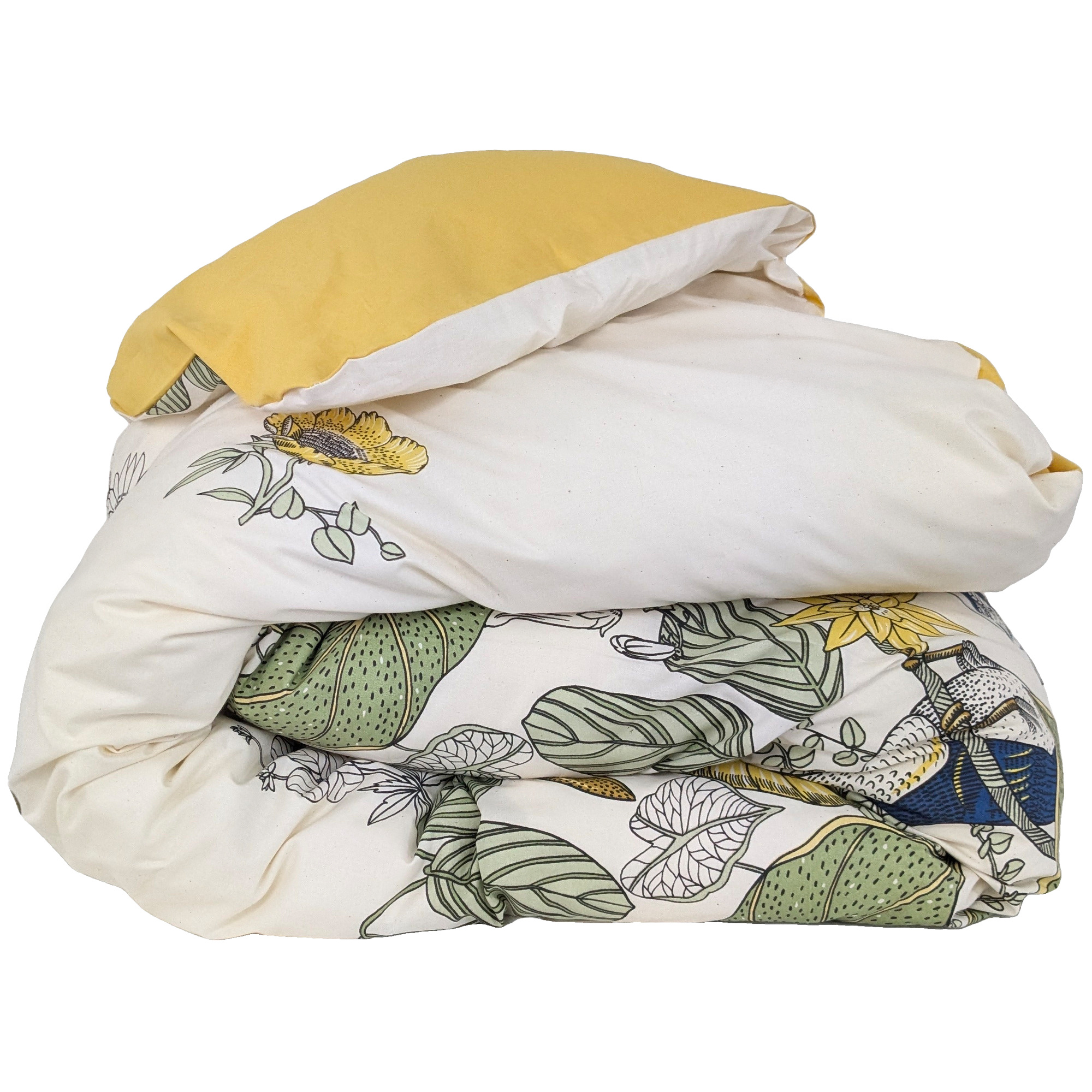 Housse De Couette 240x220 Cm Coton Toco Vert