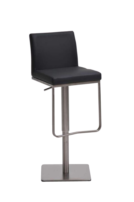 Tabouret De Bar Panama E Simili Cuir Gris