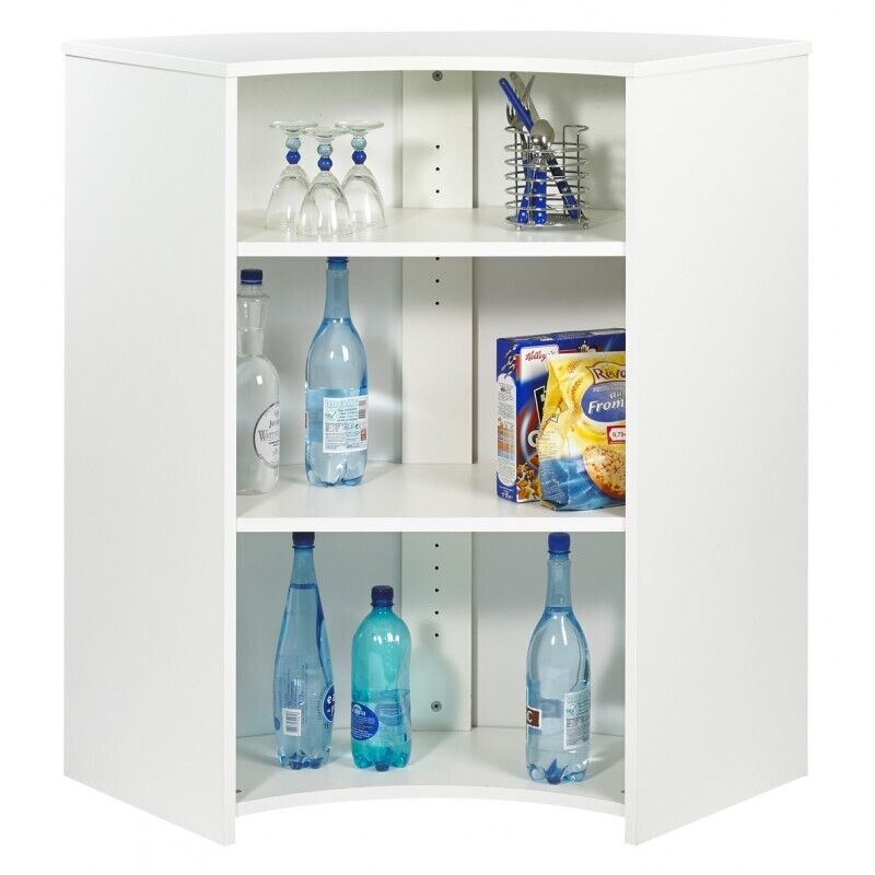 Meuble Bar Beaux Meubles Pas Chers Capitons Rouges 922 106,9 X 53,3 X 104,8 Cm Blanc Panneaux Particules