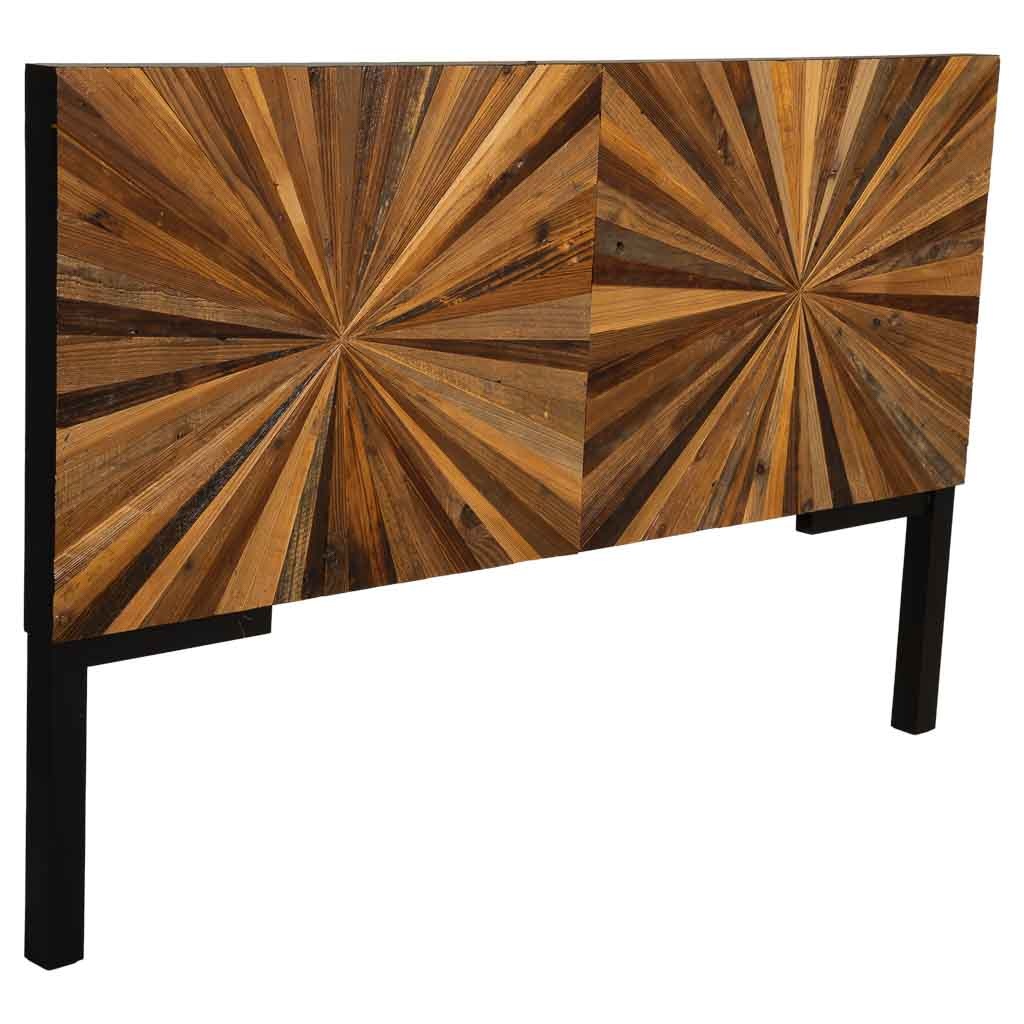 Tête De Lit En Bois Recyclé Brun 160 X 7 X 100 Cm