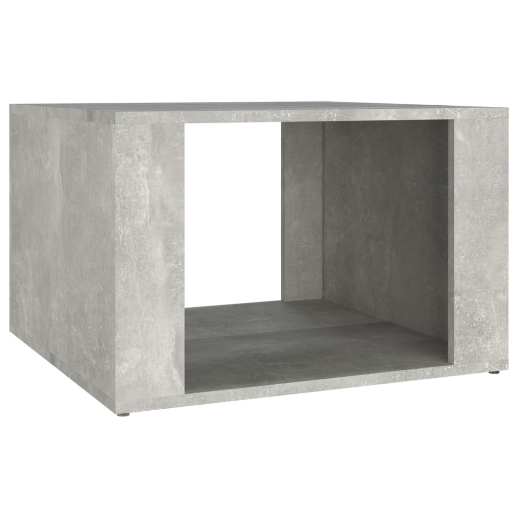 Table De Chevet Avec Compartiment Ouvert 57 X 55 X 36 Cm Bois D'ingénierie Dec034054