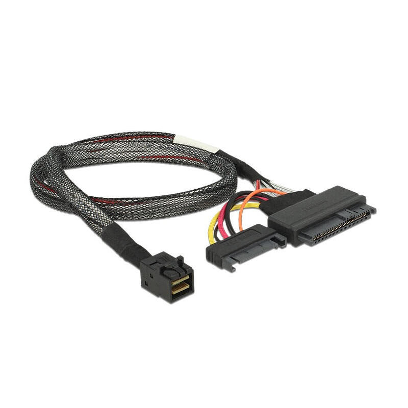 Cable Delock Sff-8643 Male U.2 Sff-8639 + Sata 50 Cm