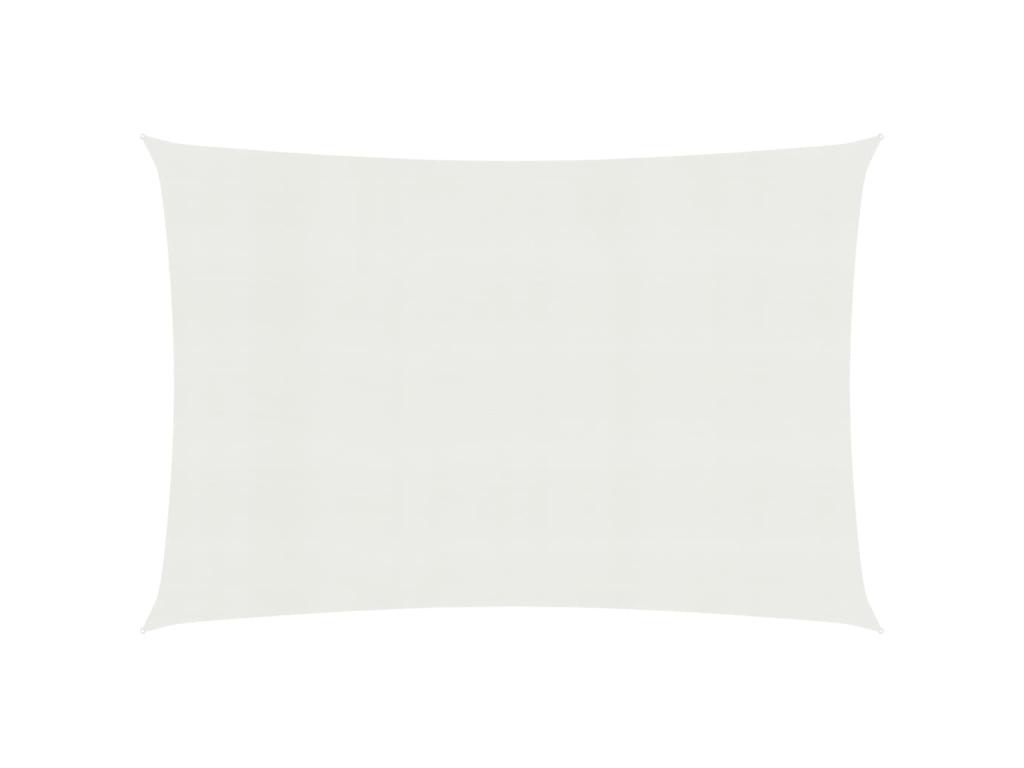 Voile Toile D'ombrage Parasol 160 G/m² 2,5 X 4,5 M Pehd Blanc 02_0009002
