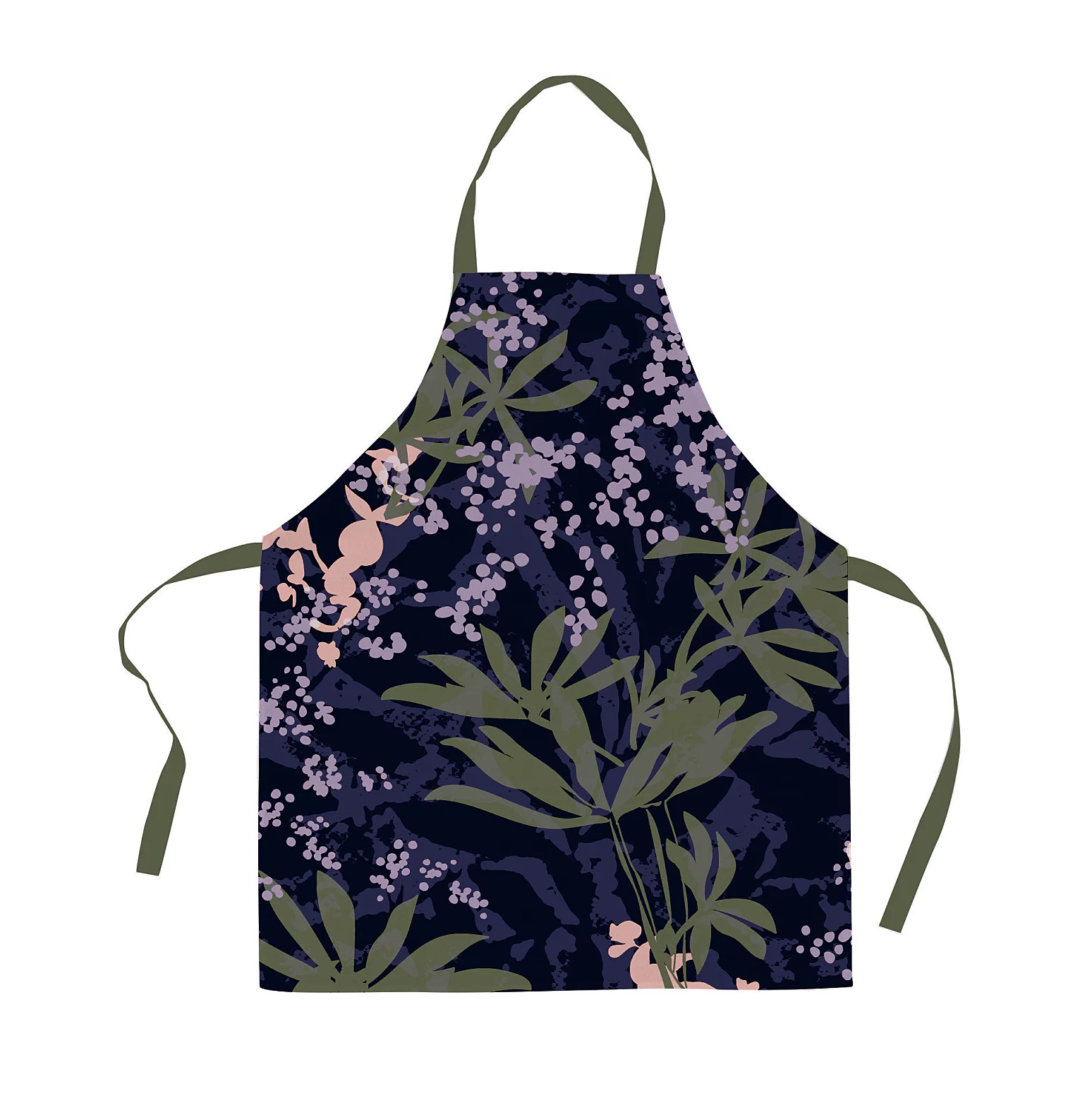 Tablier En Coton Fleuri
