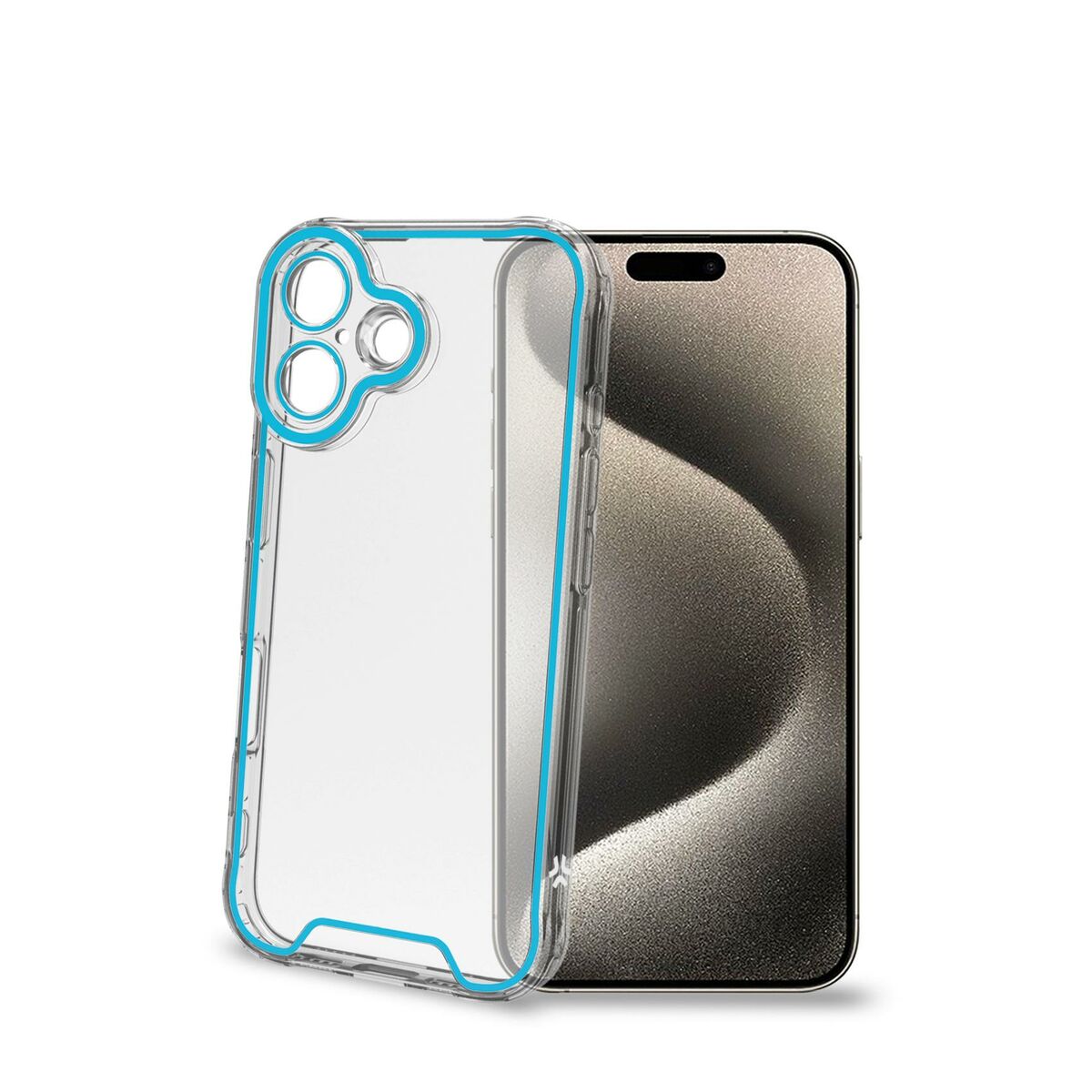 Protection Pour Téléphone Portable Celly Iphone 16 Transparent
