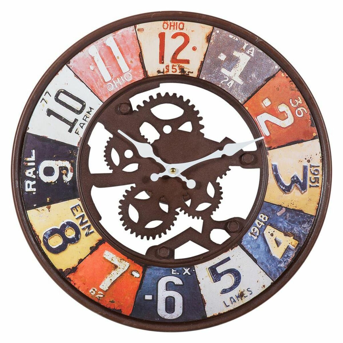 Horloge Murale Alexandra House Living Bois Mdf 39 X 2 X 39 Cm