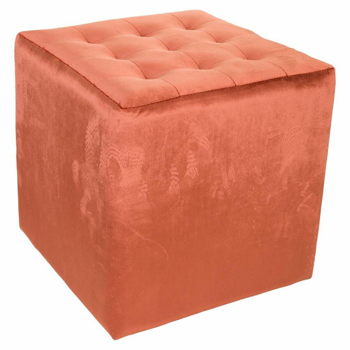 Tabouret Alexandra House Living Velours Bois Mdf 40 X 38 X 40 Cm