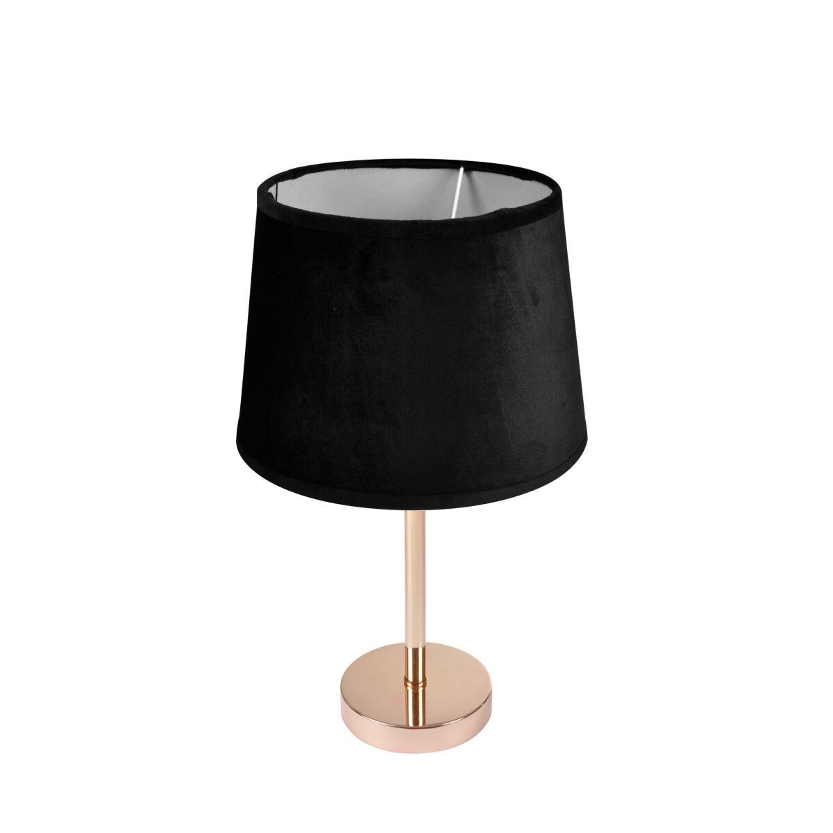 Lampe Velours Boudoir Noir