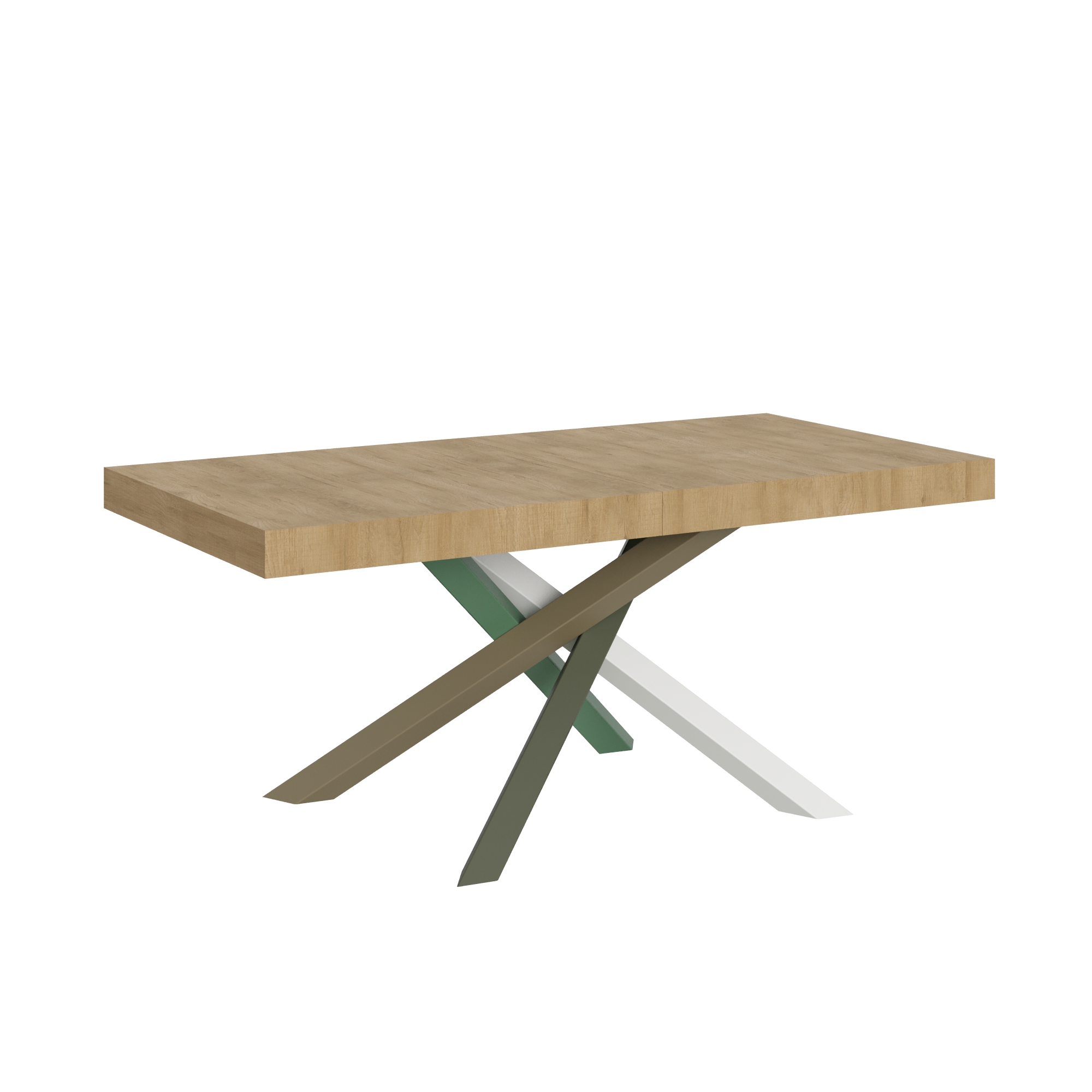 Table Extensible 90x180/284 Cm Volantis Quercia Natura Structure 4/a