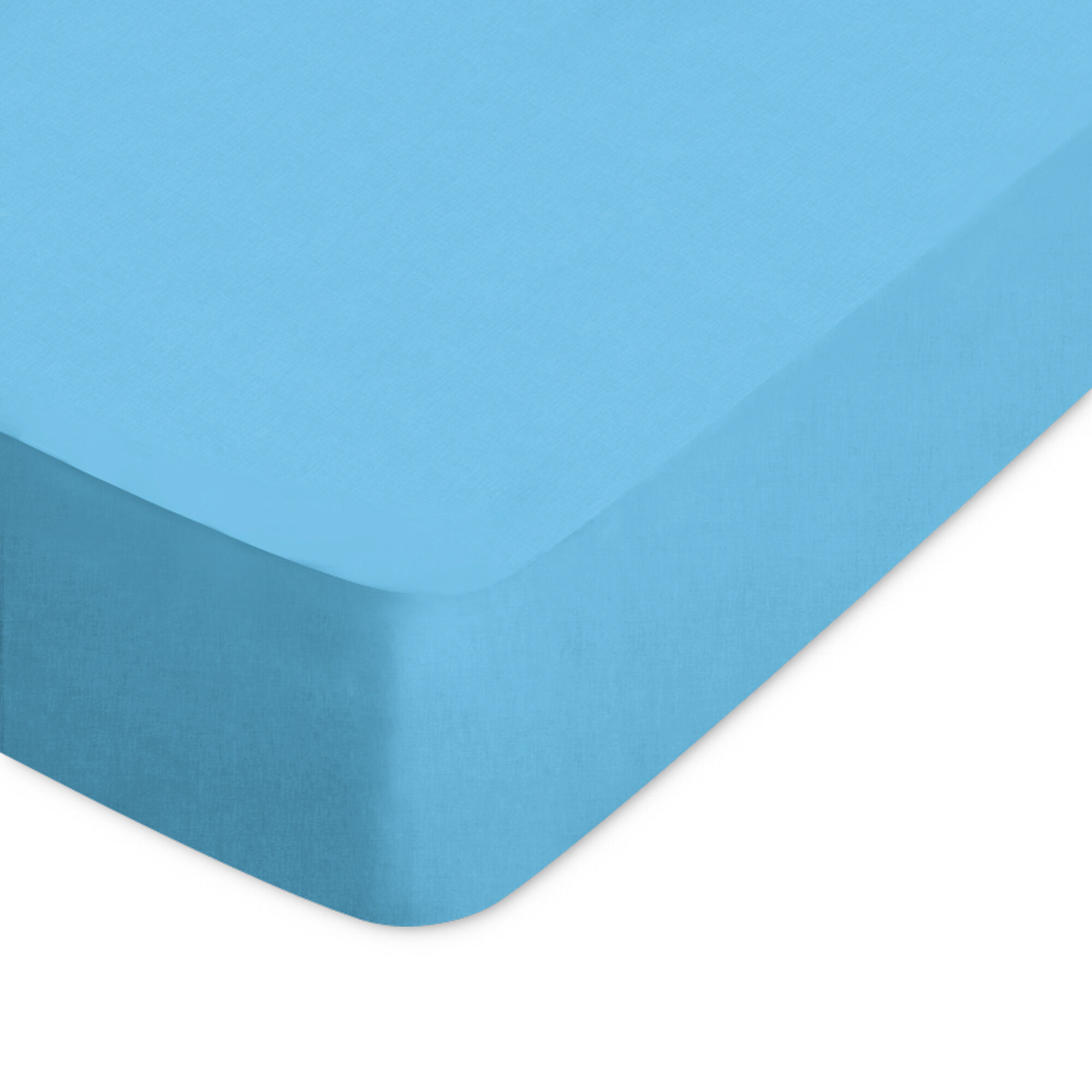 Drap Housse Uni 70x140 Cm Coton Alto Bleu Sky