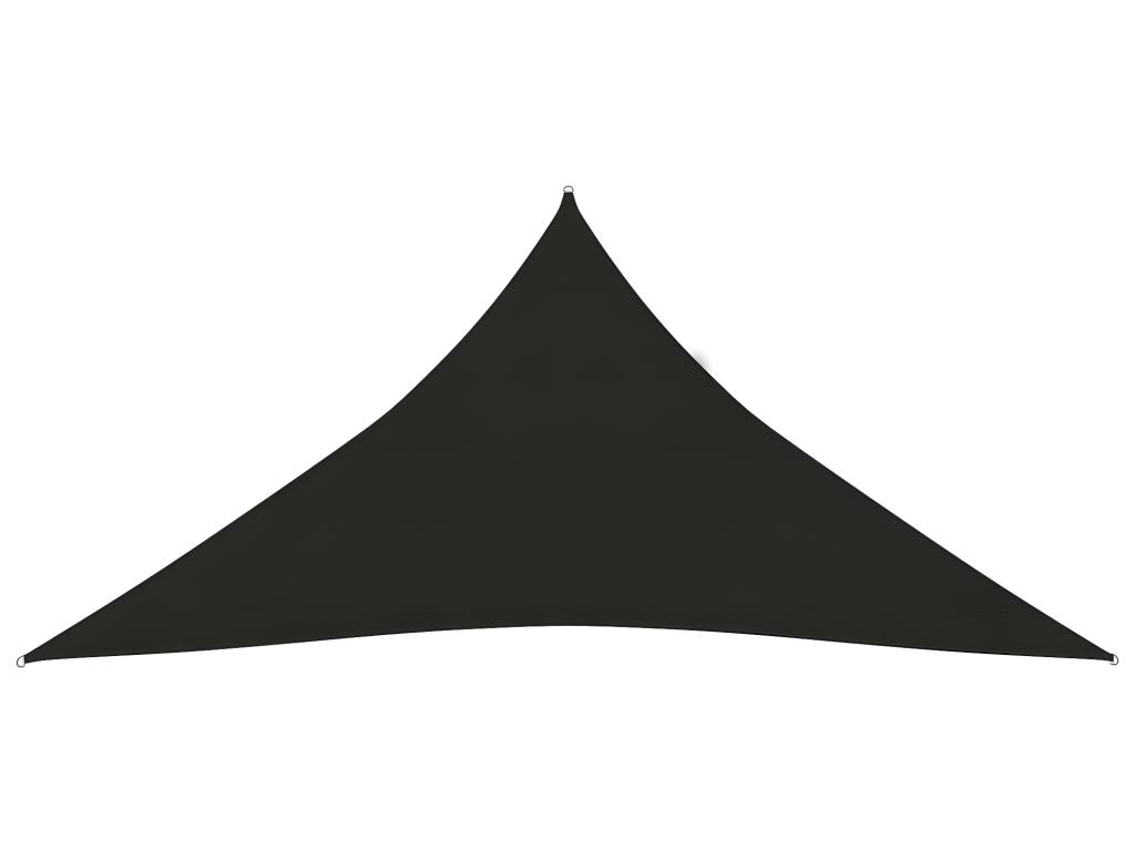 Voile Toile D'ombrage Parasol 160 G/m² 3 X 3 X 3 M Pehd Noir 02_0009201
