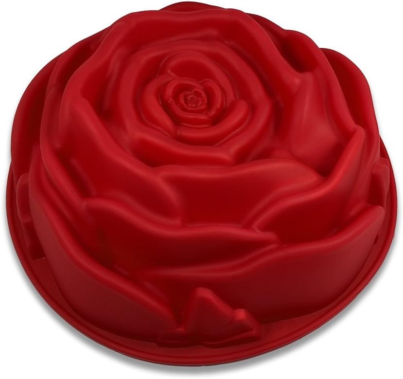 Moule En Silicone Pour Muffins, Gâteau Au Chocolat, Moule À Savons, Cupcake Et Gelée - Forme De Rose