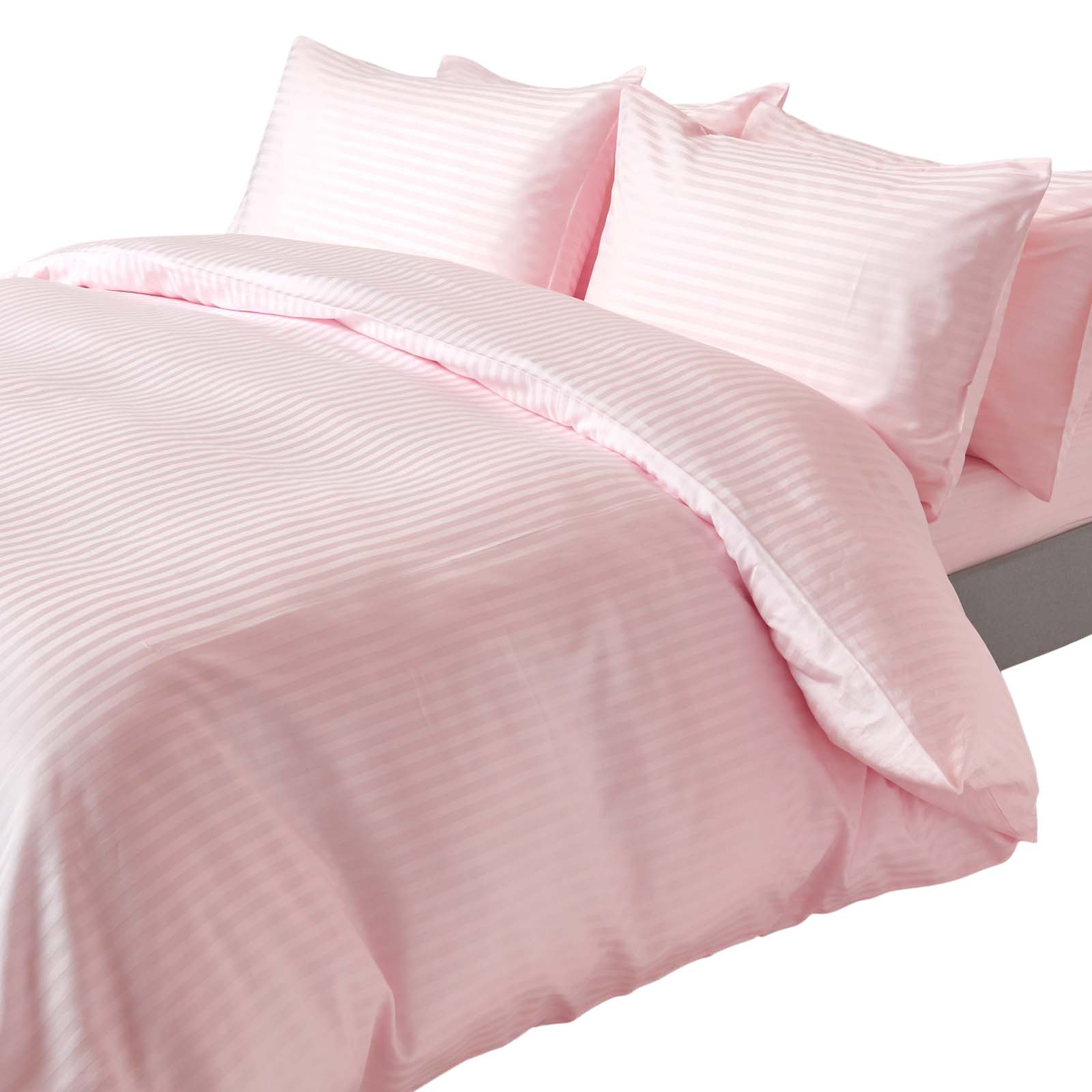 Parure De Lit 260x220cm Coton Égyptien 330tc Rose Homescapes