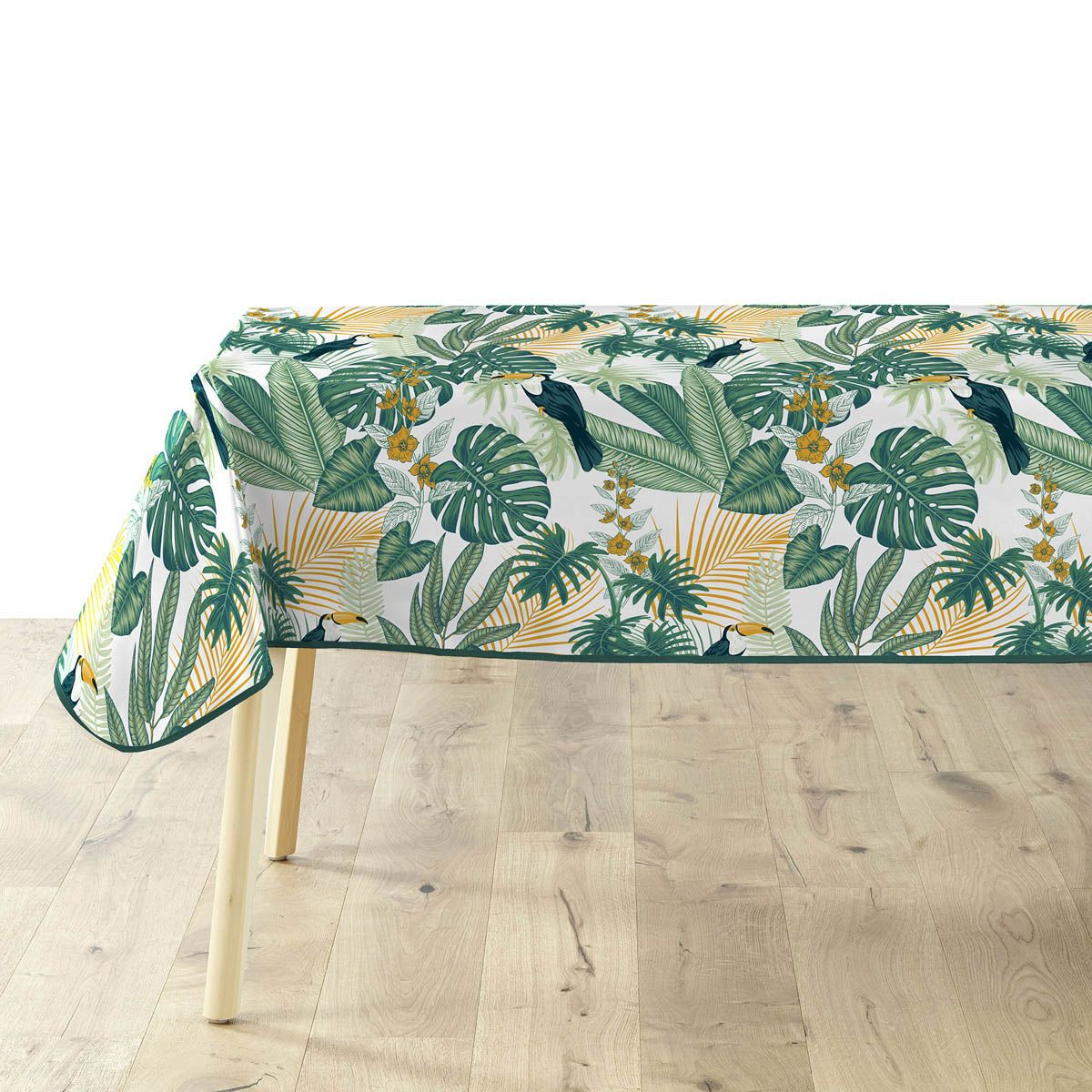 Nappe Imprimé "guyana" 140x240cm Vert