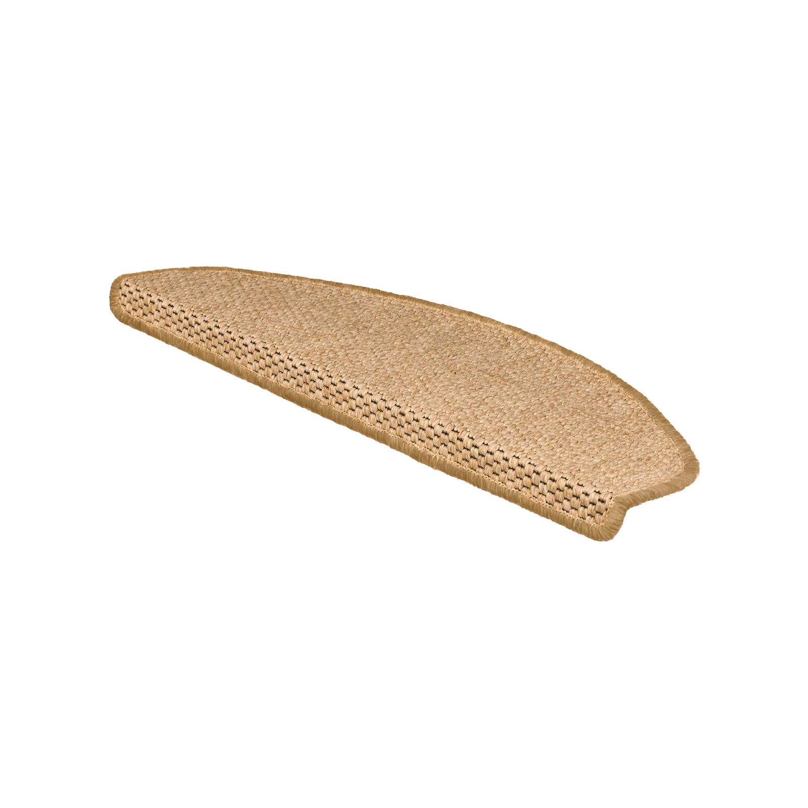 Tapis D'escalier Kalkutta Nature Demi-circulaire 23,5 X 65 Cm - Floordirekt