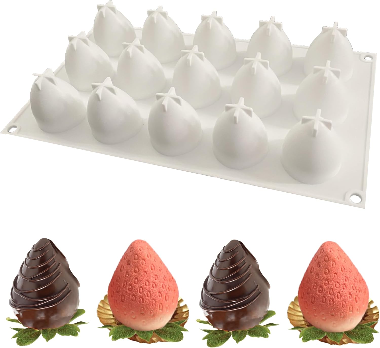 Moule En Silicone À Fraise