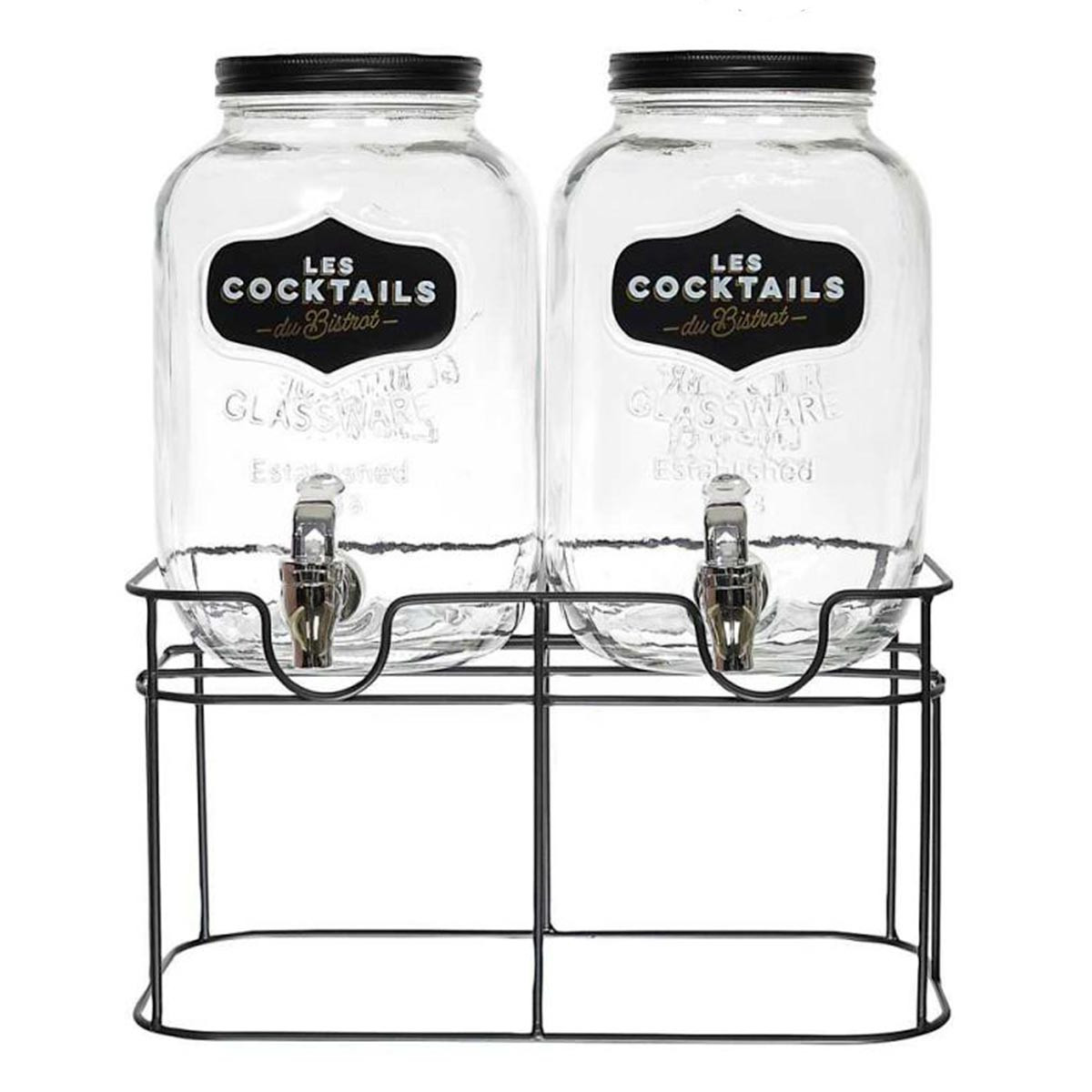 Fontaine À Boisson - Cook Concept - Bistrot - Double - 8 L - Transparent