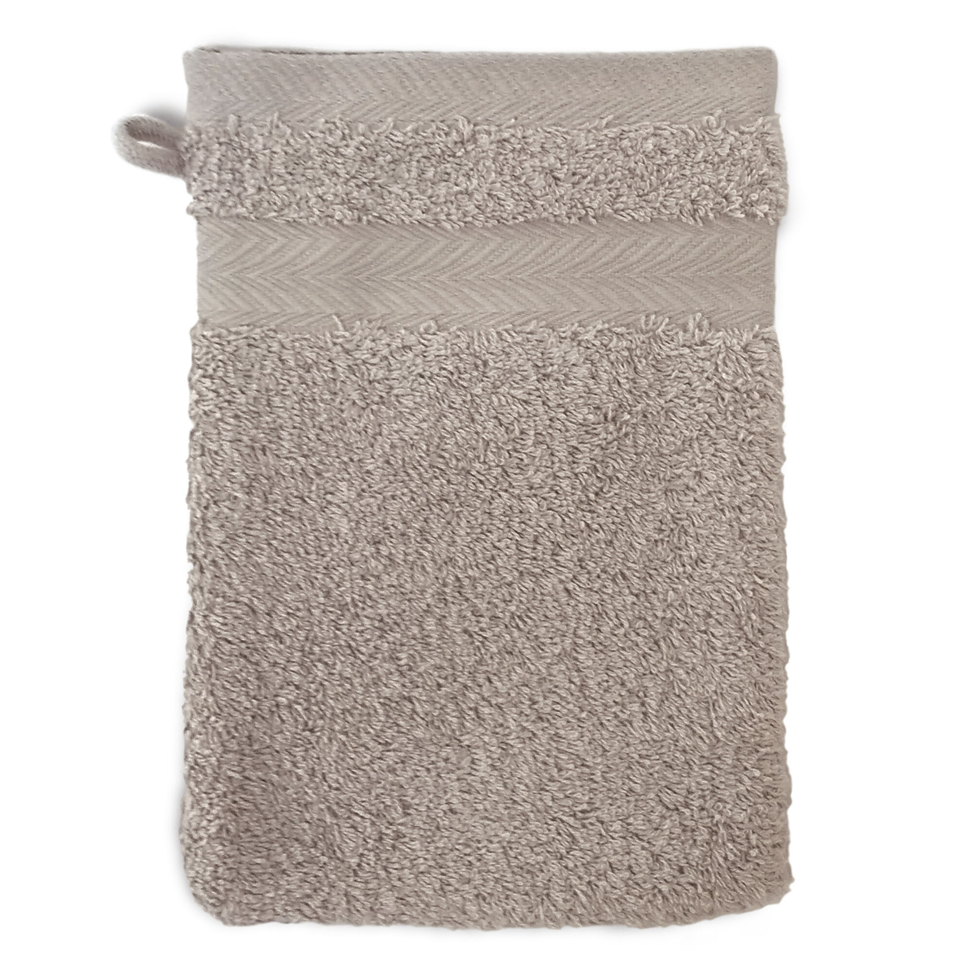 Gant De Toilette 16x21 Cm Royal Cresent Gris Souris 650g/m2