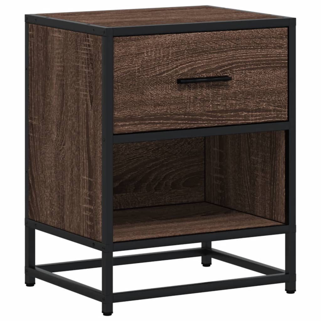 Table De Chevet Avec Tiroir Et Compartiment Ouvert 40 X 31 X 50 Cm Dec033703