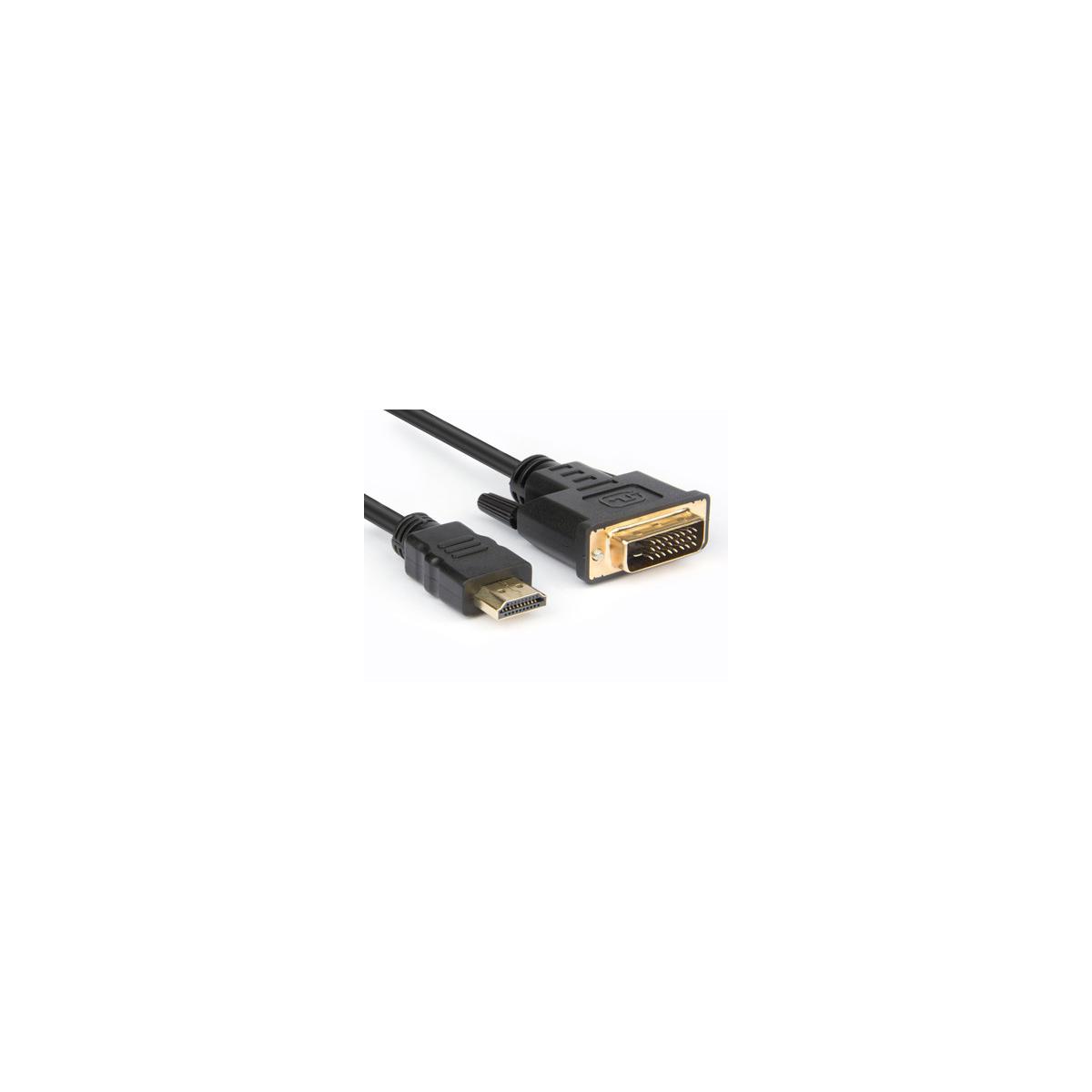 Hamlet Xvchdm-dv30 Câble Vidéo Et Adaptateur 3 M Hdmi Type A (standard) Dvi-d Noir