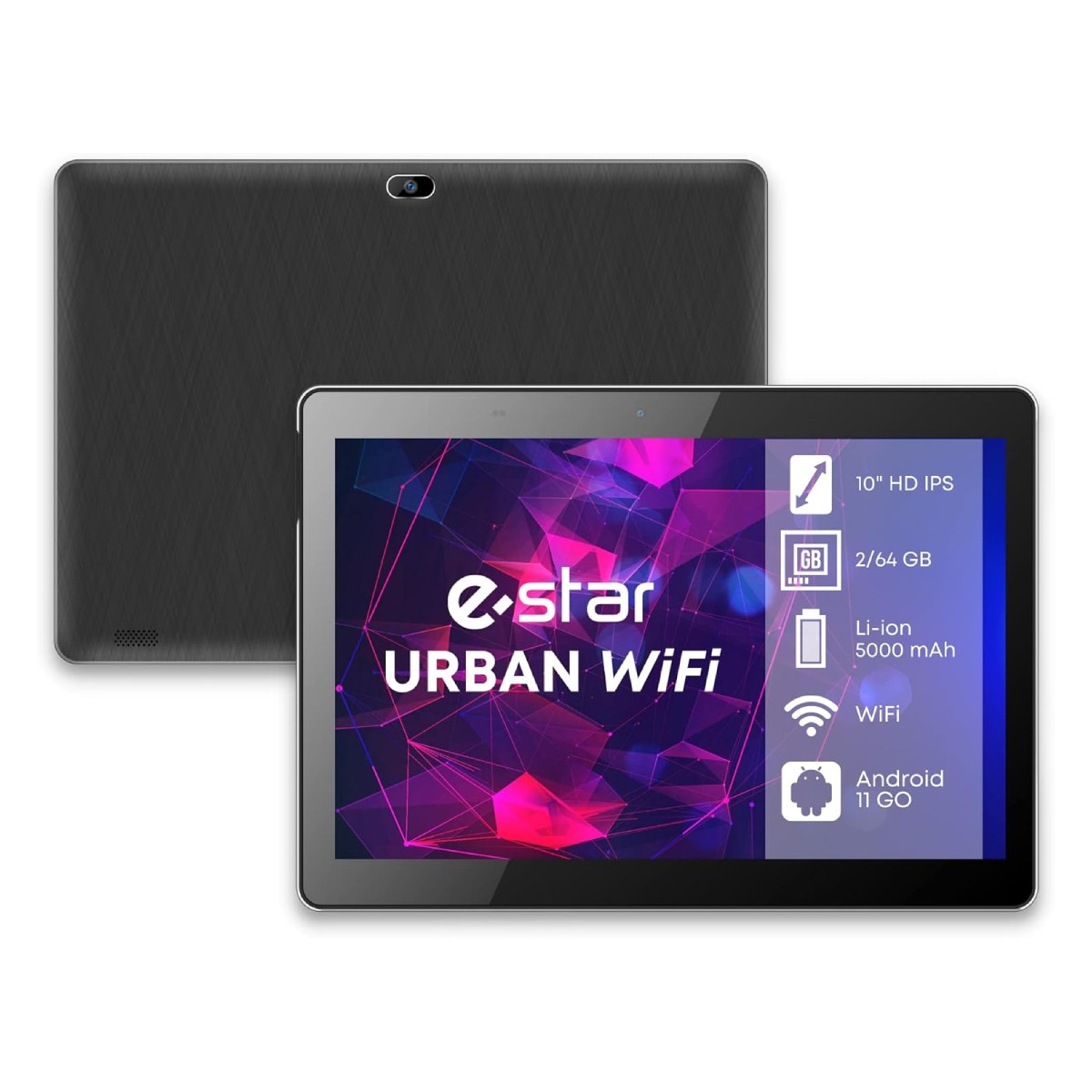E-star Urban 10 10.1" 64go/2go Wifi Noir