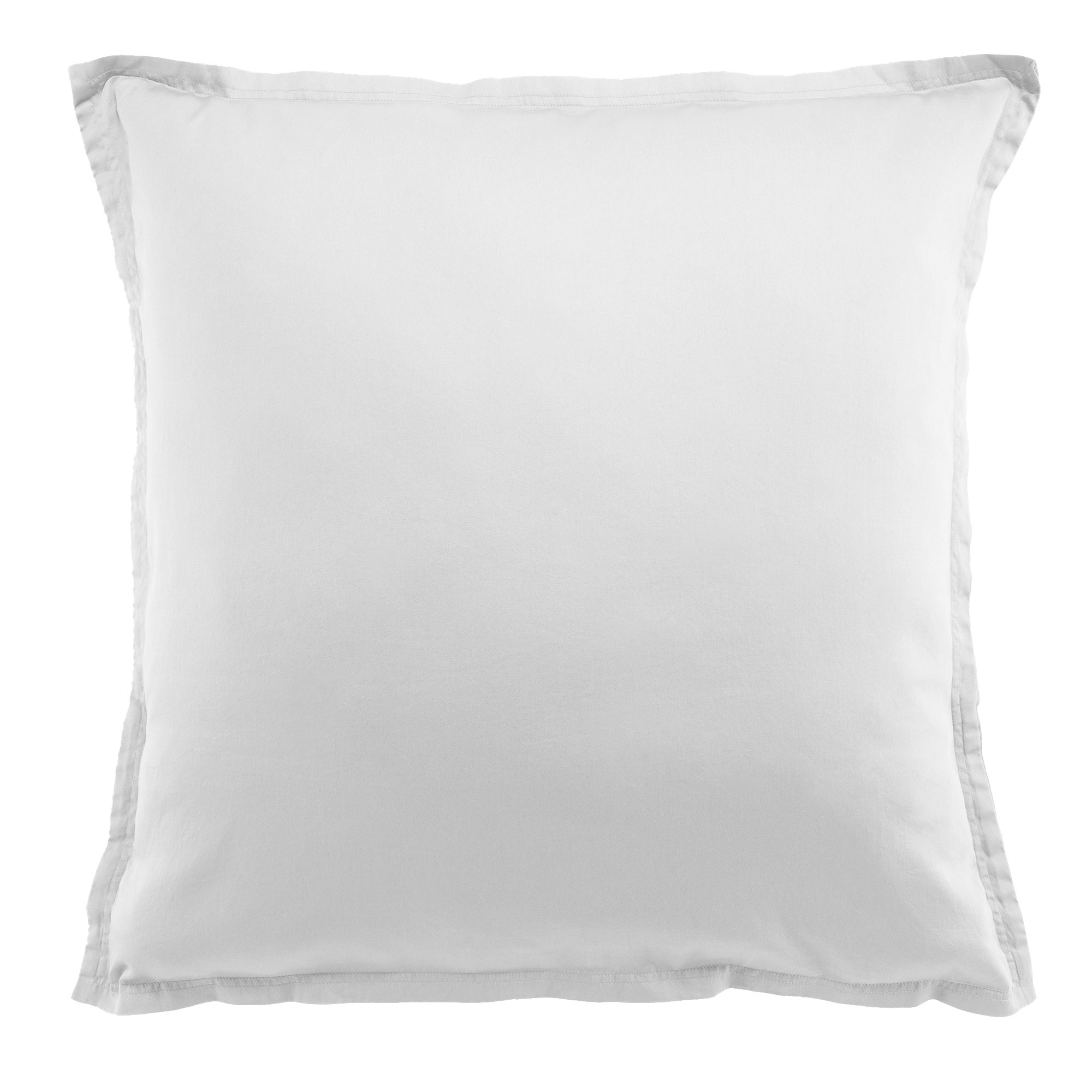 Taie D'oreiller 65x65 Cm Satin De Coton Blanc