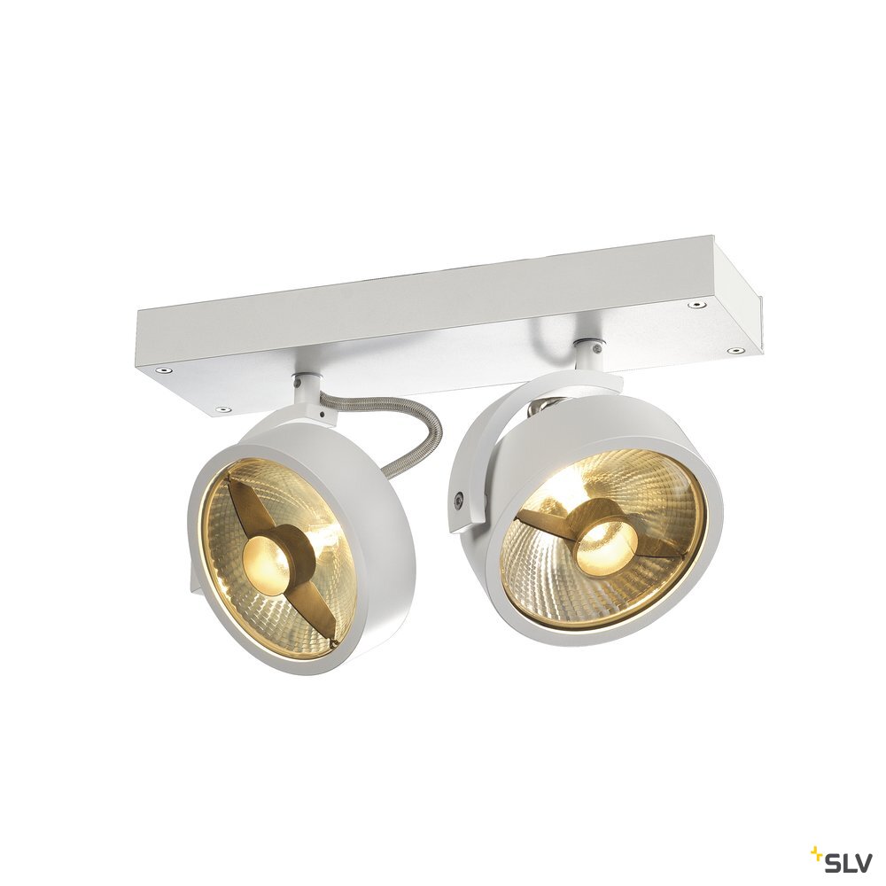 Applique Et Plafonnier Intérieur Slv, Double, Gu10/qpar111, 2x 75w Max