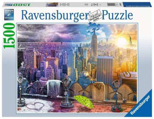Puzzle 1500 Pièces Ravensburger Les Saisons À New York