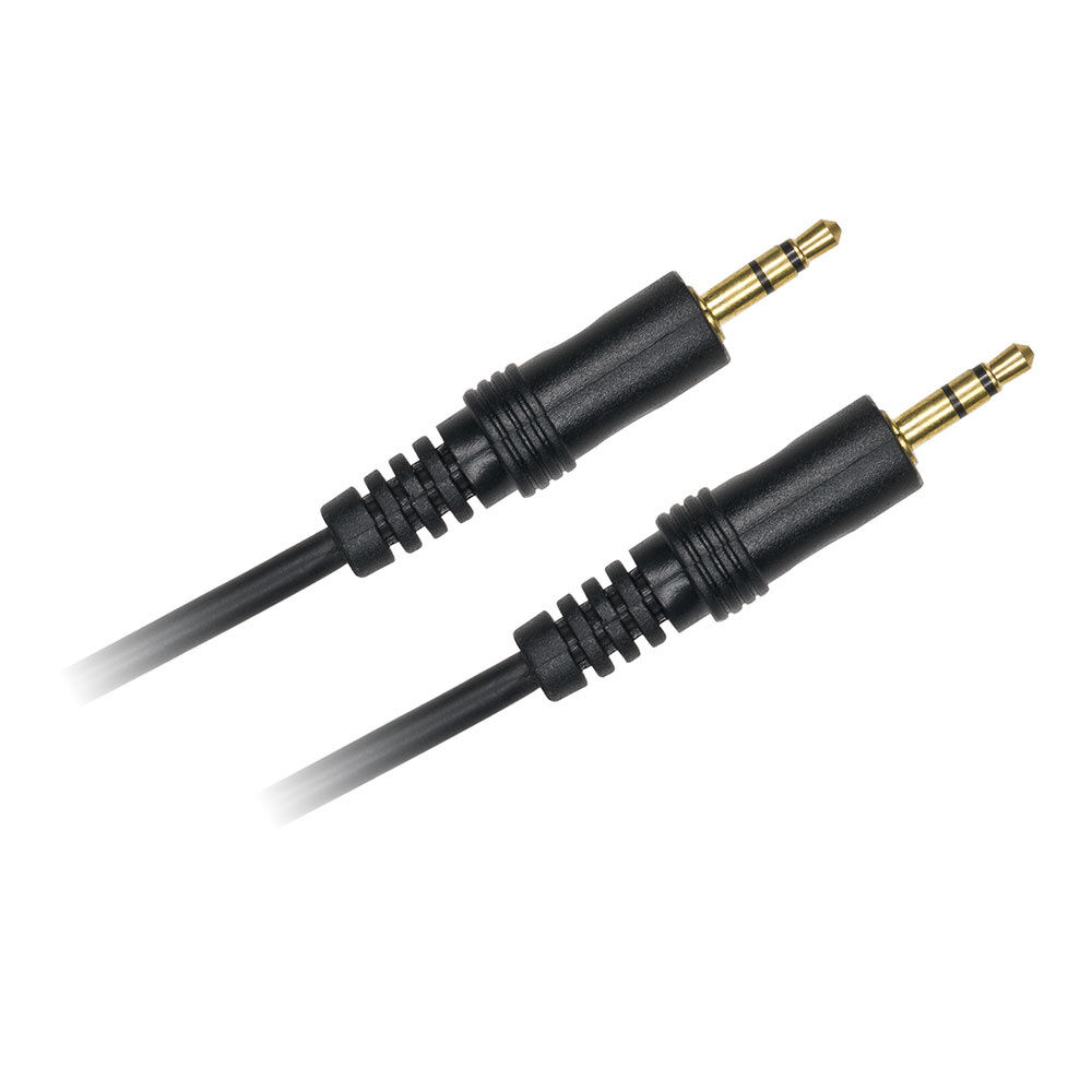Câble Jack 3.5mm Mâle 3 M Fiches Or