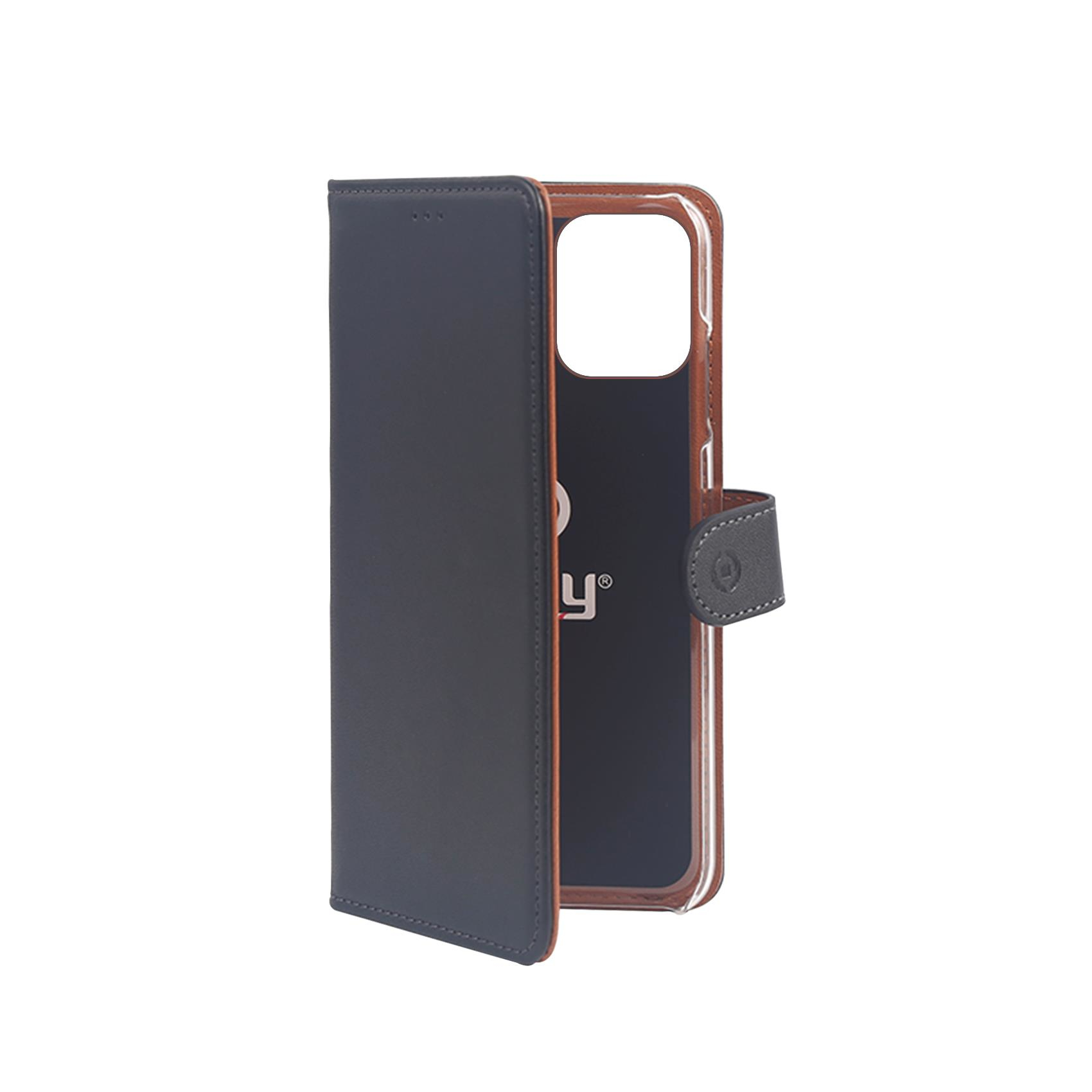 Celly Wally Coque De Protection Pour Téléphones Portables 13,7 Cm (5.4") Folio Noir, Marron