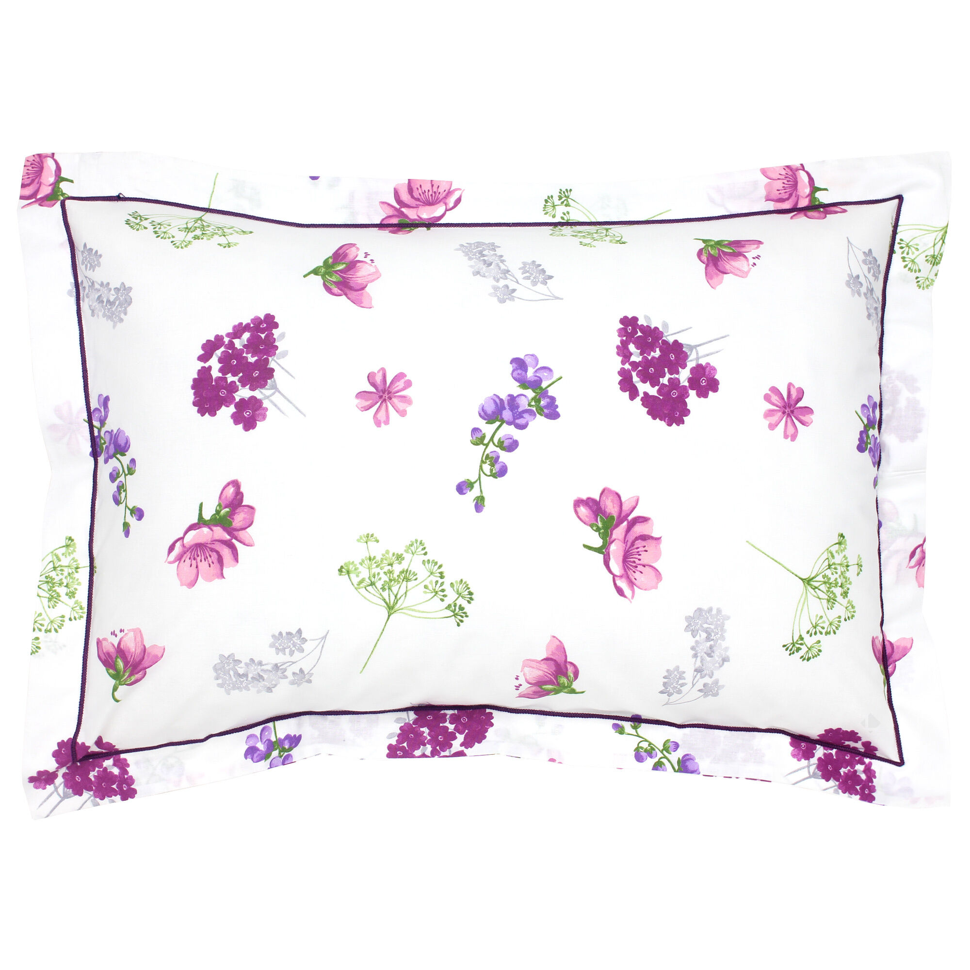 Taie D'oreiller 70x50 Cm Coton Pretty Blanc