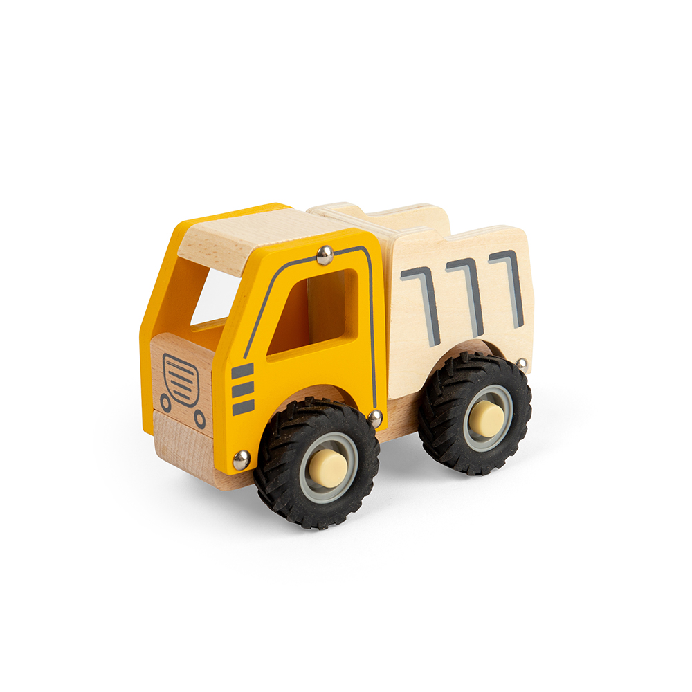Bigjigs Toys, Mini Camion-benne En Bois, Adapté Aux ges Dès 12 Mois
