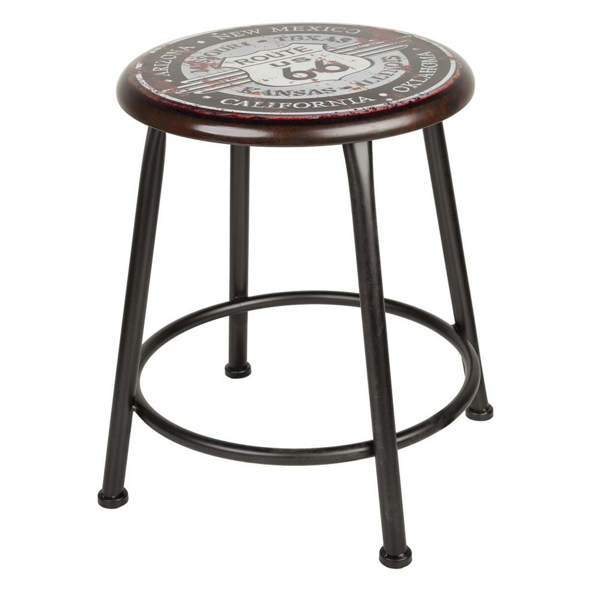 Tabouret Alexandra House Living Fer 38 X 45 X 38 Cm