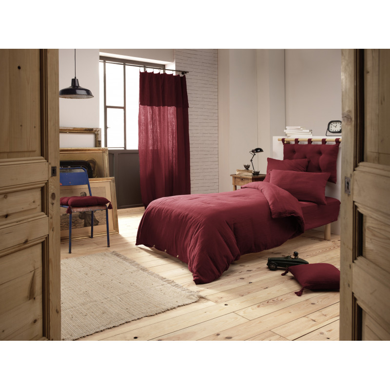 Pack Housse De Couette "gaïa" Toutes Dimensions "gaze De Coton" L'effet Papillon
