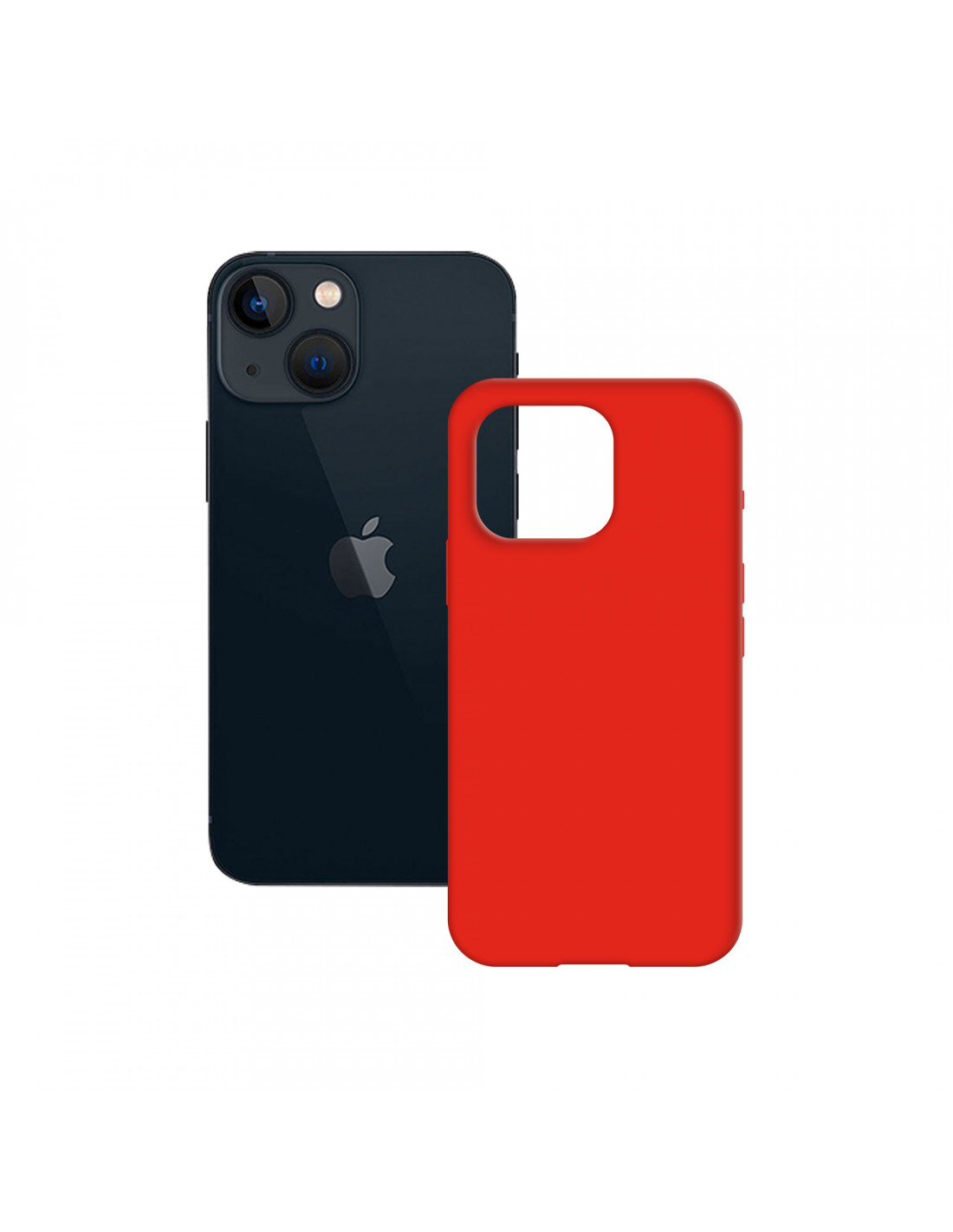 Ksix Q0956cor06 Coque De Protection Pour Téléphones Portables Rouge