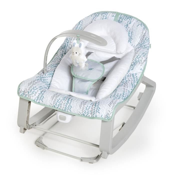 Transat Bébé A Bascule Évolutif Keep Cozy Spruce 3 Positions: Arche Avec Jouets Amovibles, 0m+ Jusqu'a 18kg