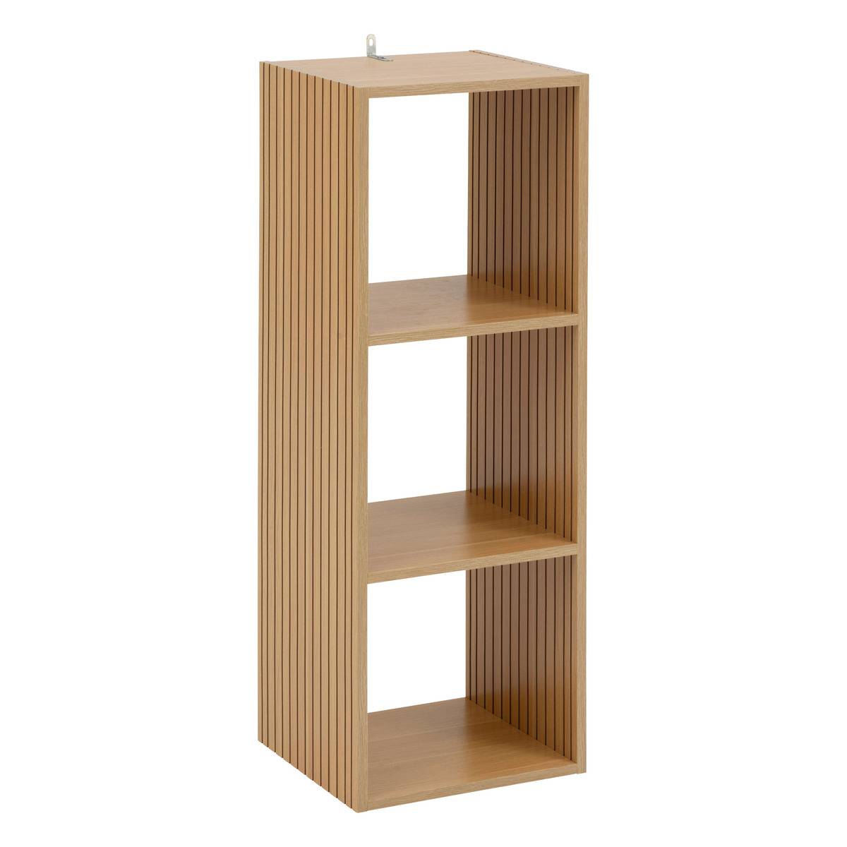 Étagère 3 Cases "tasso" Effet Bois Naturel - 5five