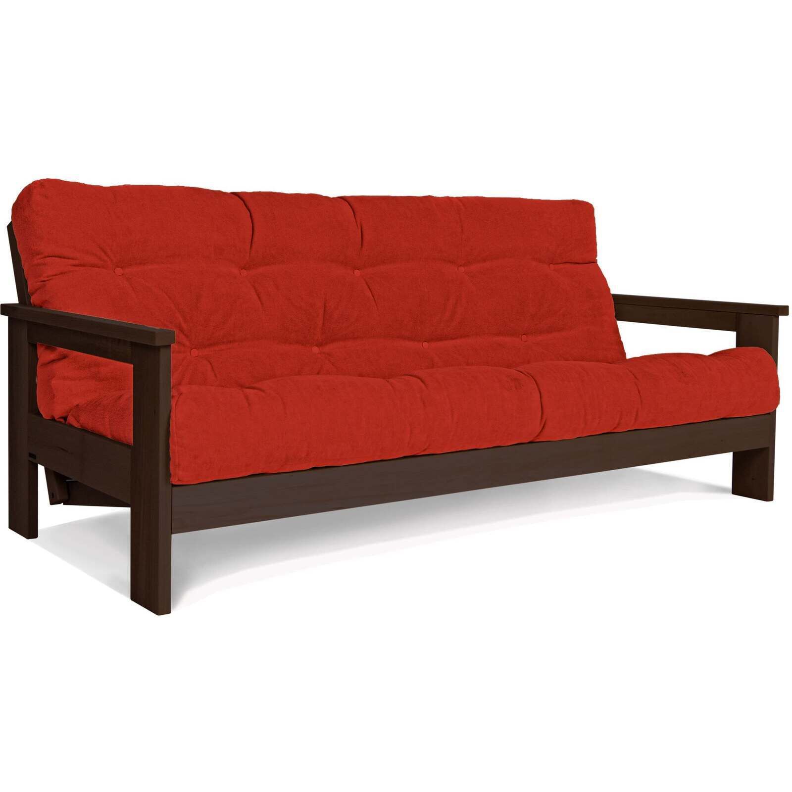 Canapé Lit Mexico - 145 X 200 Cm - Bois Clair Et Beige