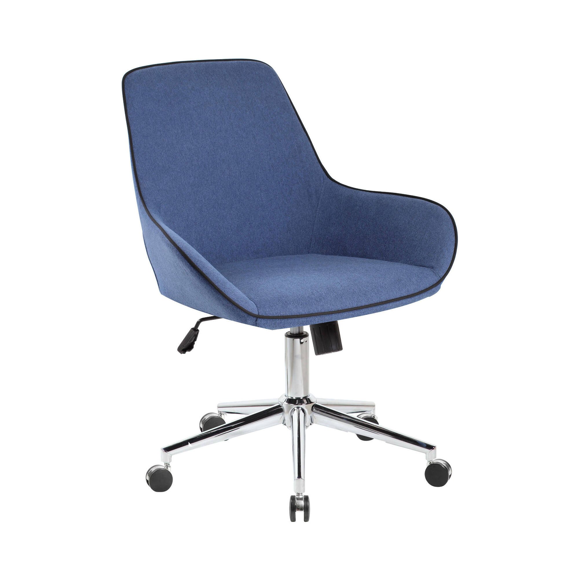 Chaise De Bureau,bleu,66x59h98 Cm
