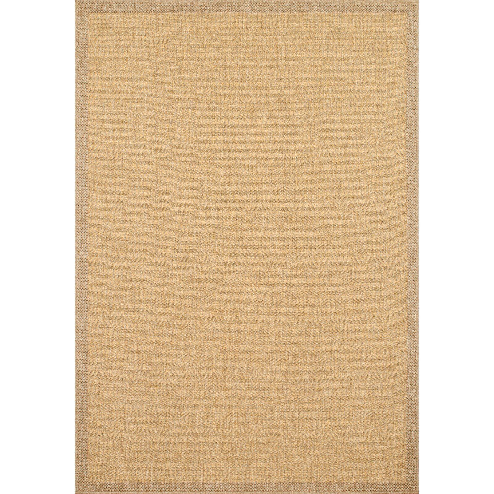 Tapis Tissé Extérieur Intérieur Nature Jute - 120 X 170 Cm