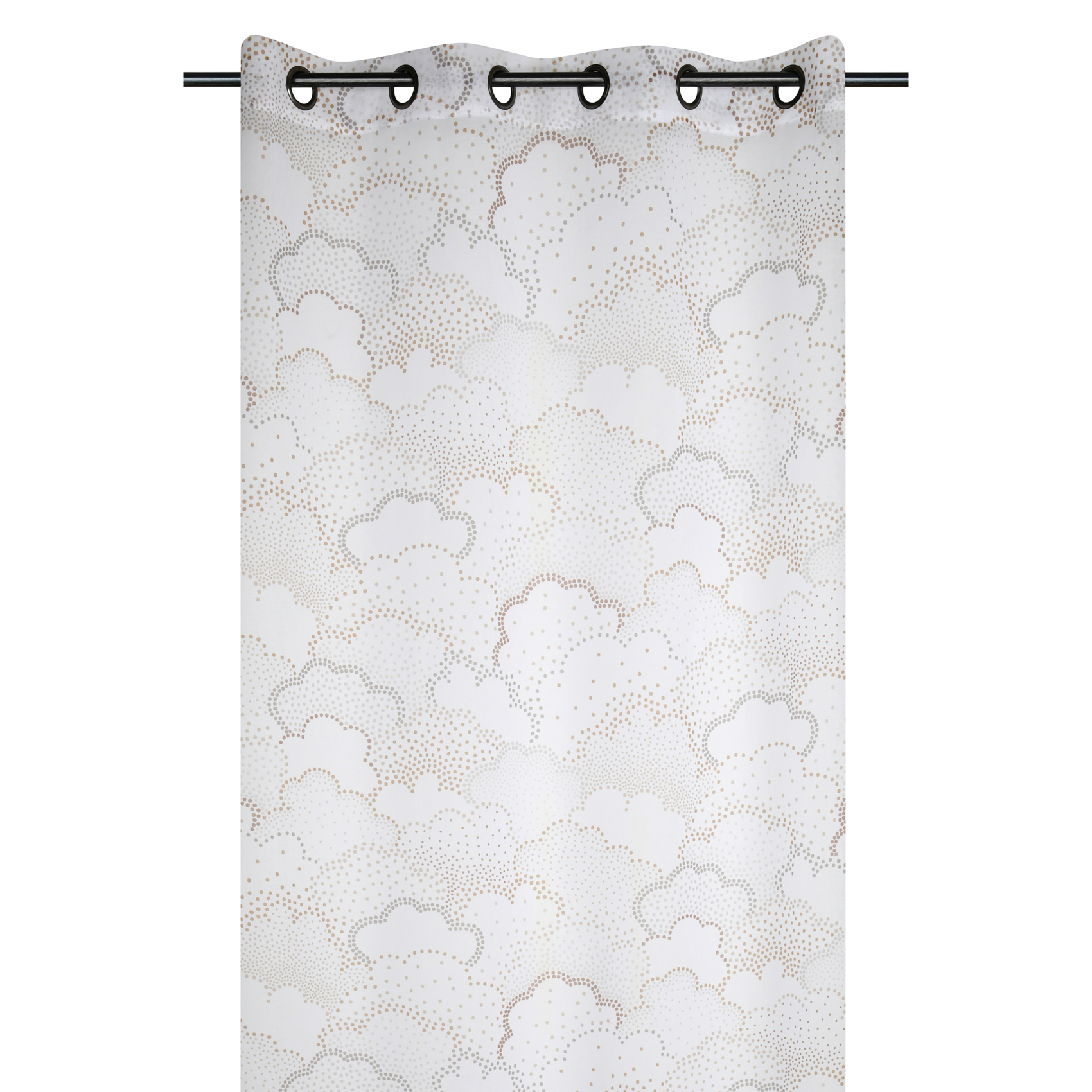 Voilage À Œillets Motif Nuage Pour Chambre D'enfant