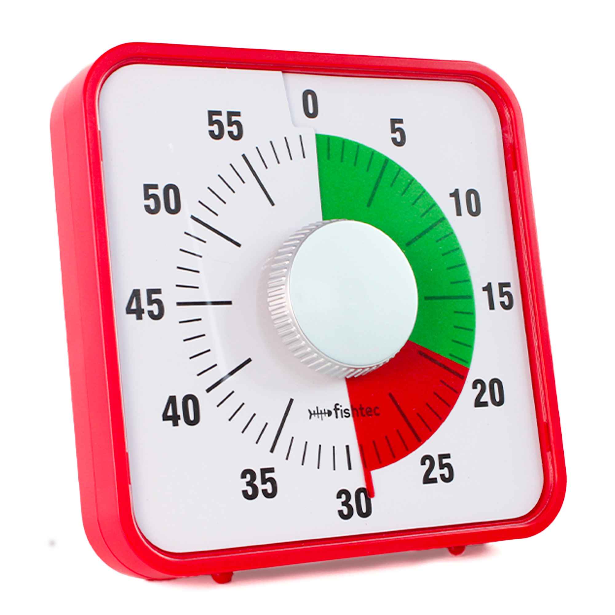 Minuteur Géant Visuel Mécanique 19 Cm Grands Chiffres Disque Bicolore Idéal Cuisine Classe Ou Activités
