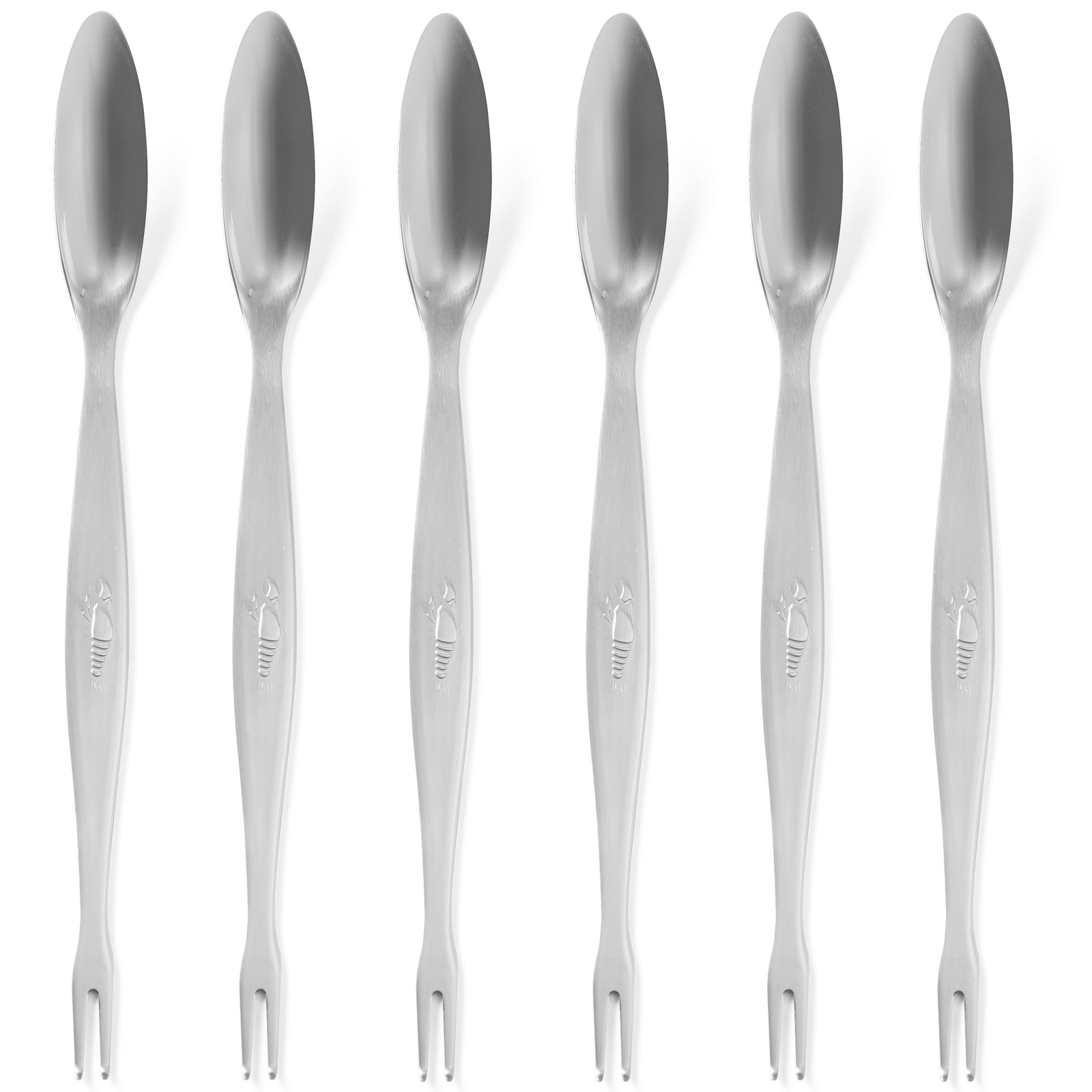 Lot De 6 Fourchettes À Homard En Acier Inoxydable - Hendi 403716